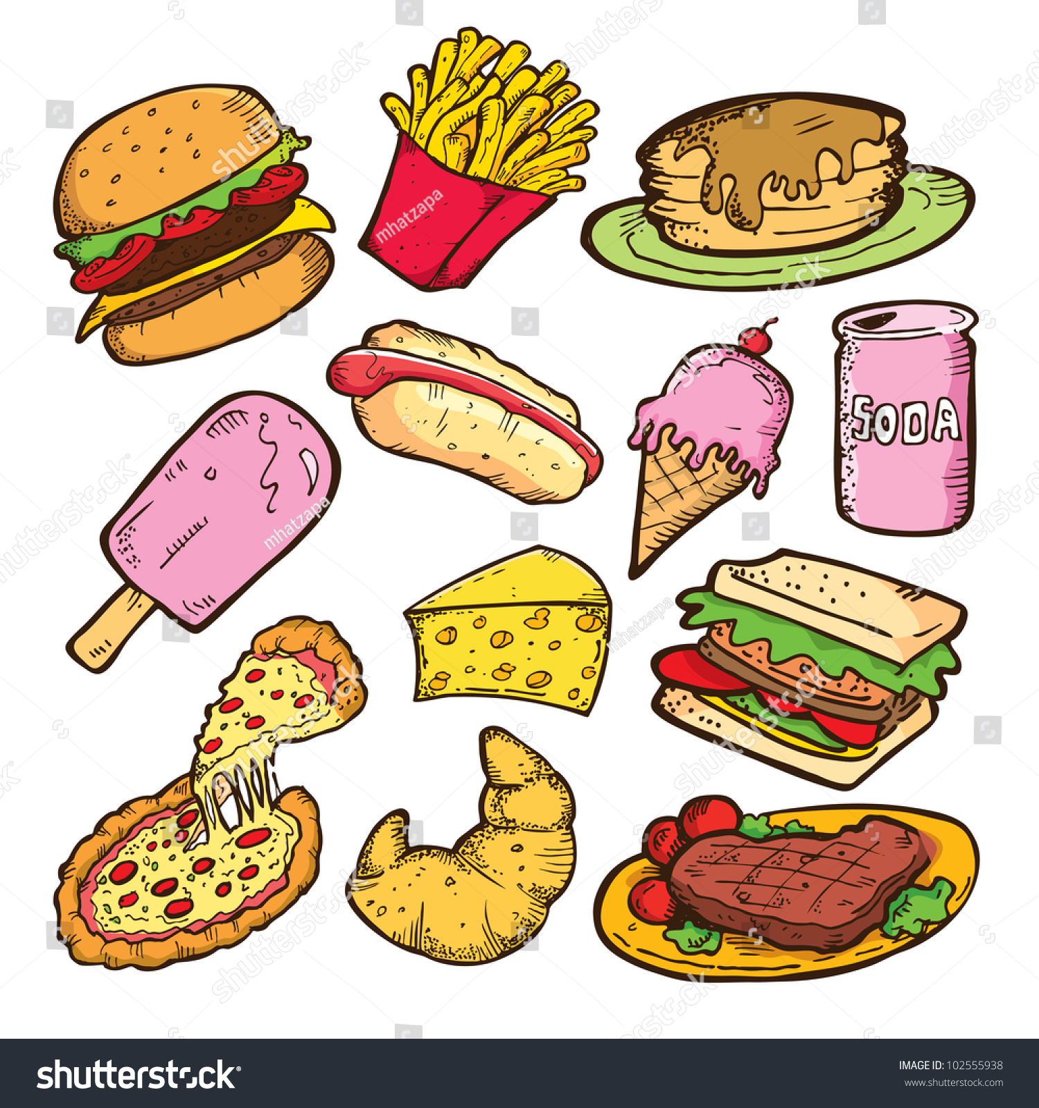clipart pictures of junk food - photo #21