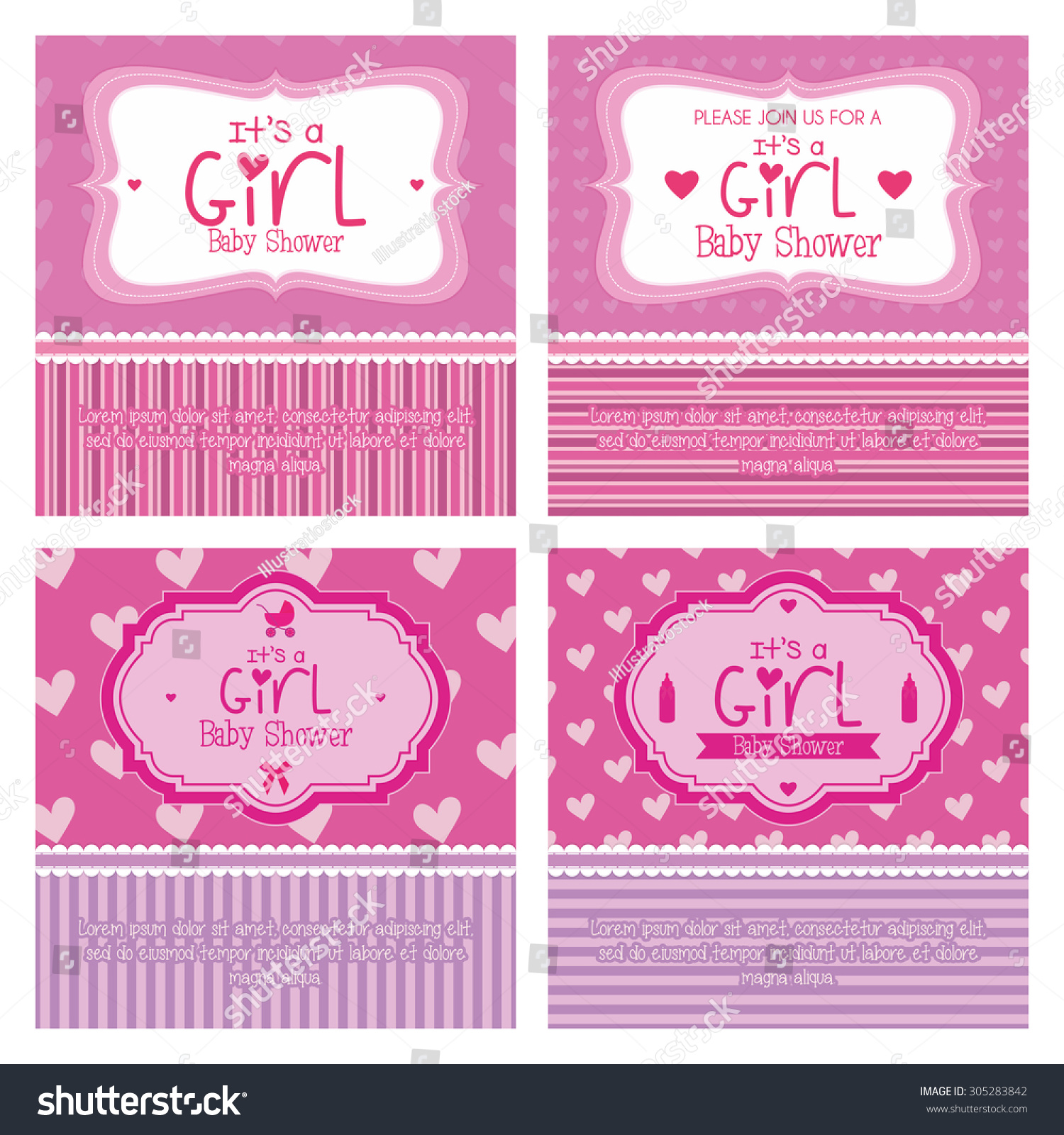 Set Labels On Textured Backgrounds Baby Stock Vector (Royalty Free ...