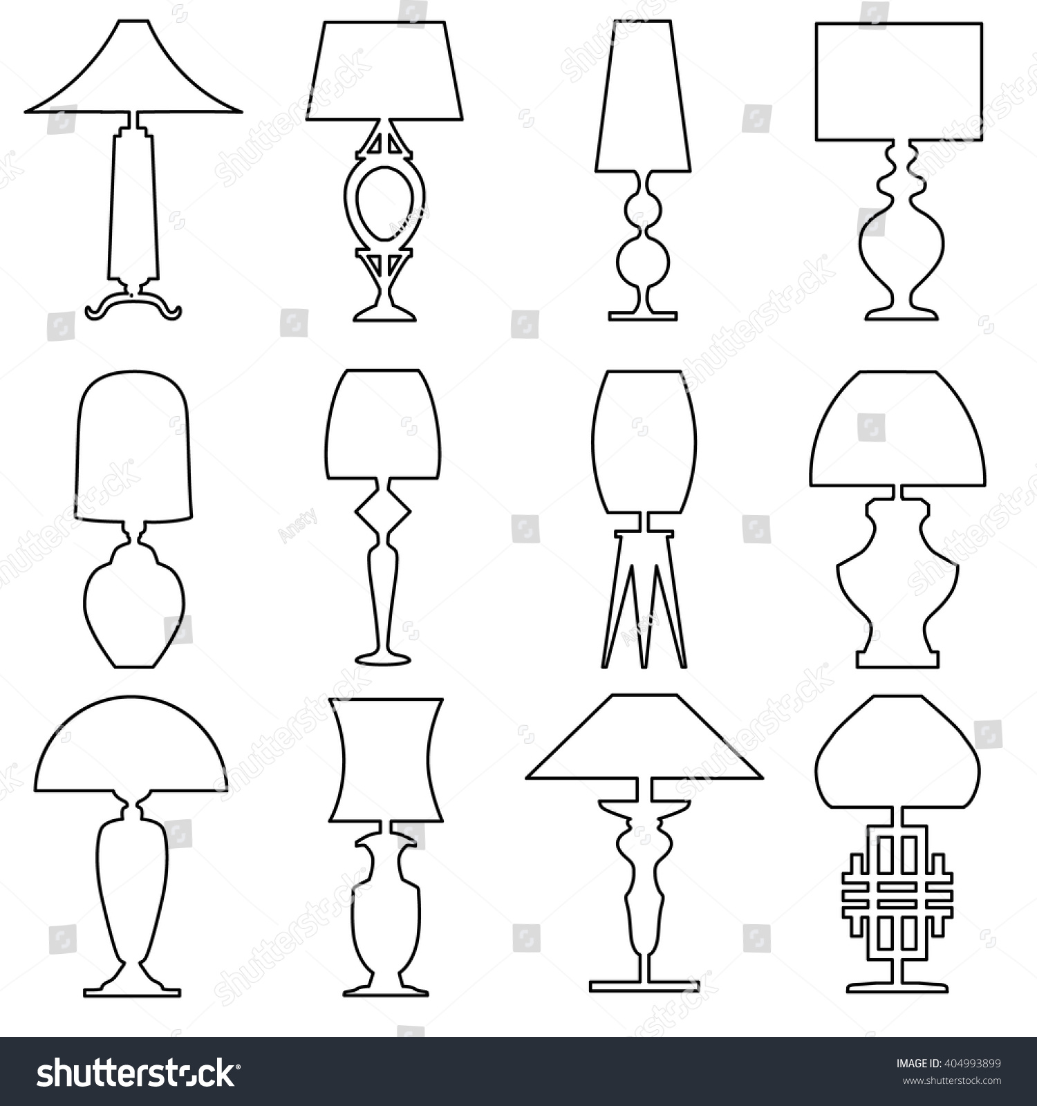 table lamp shapes