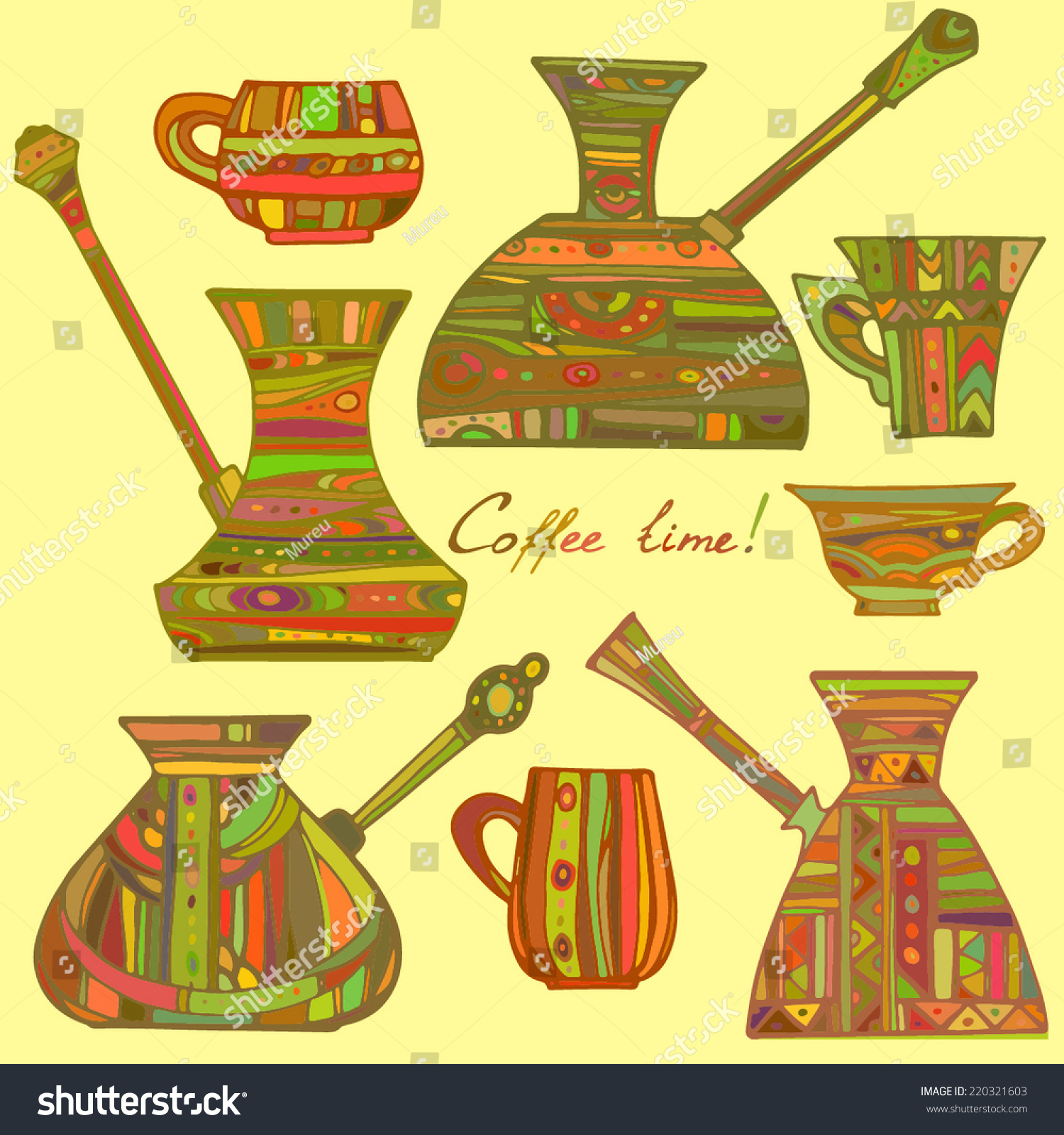 colored coffee pots