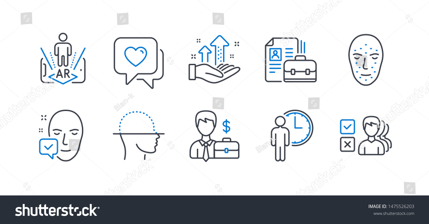 Set People Icons Such Waiting Face Stock Vector (Royalty Free) 1475526203