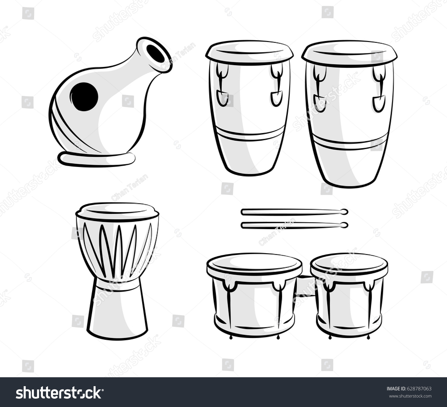 698 Bongo Drawing Images, Stock Photos & Vectors 