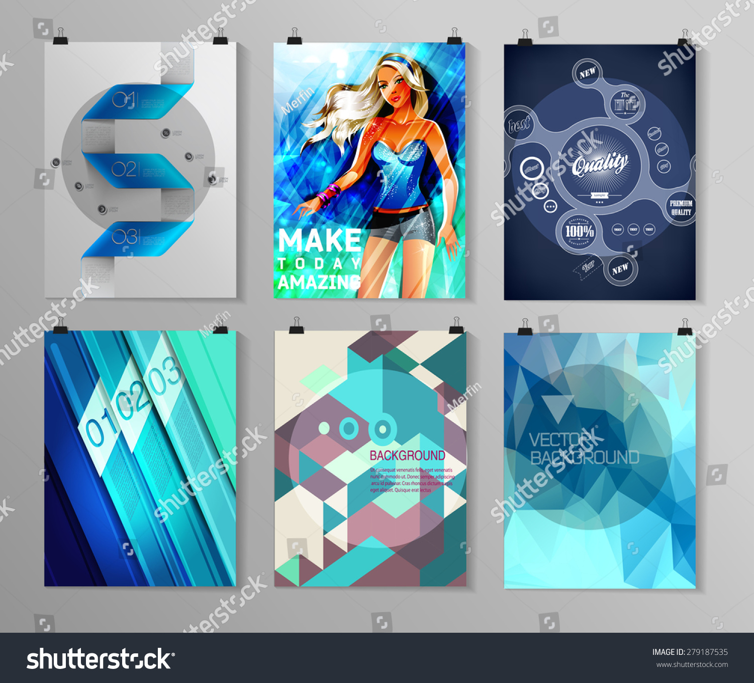 Print Vector Poster Design Template Layout Design