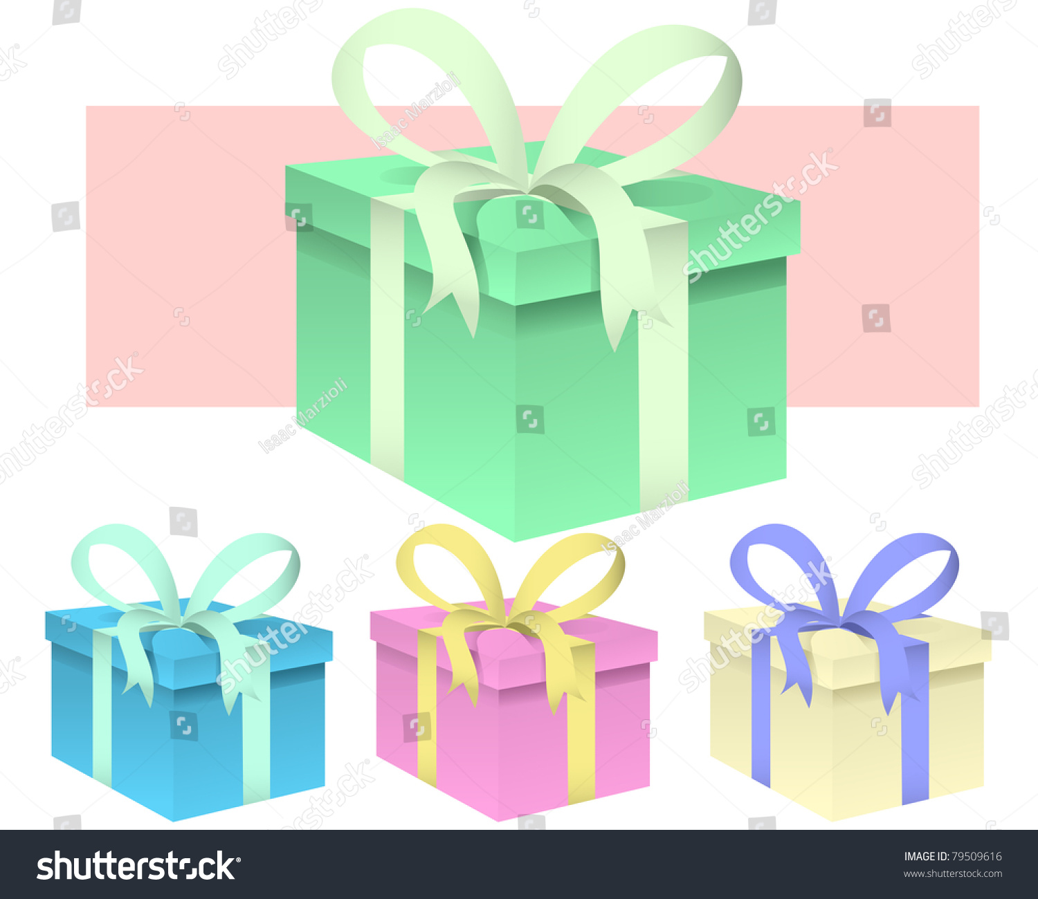 Set Of Presents - Vector Illustration - 79509616 : Shutterstock