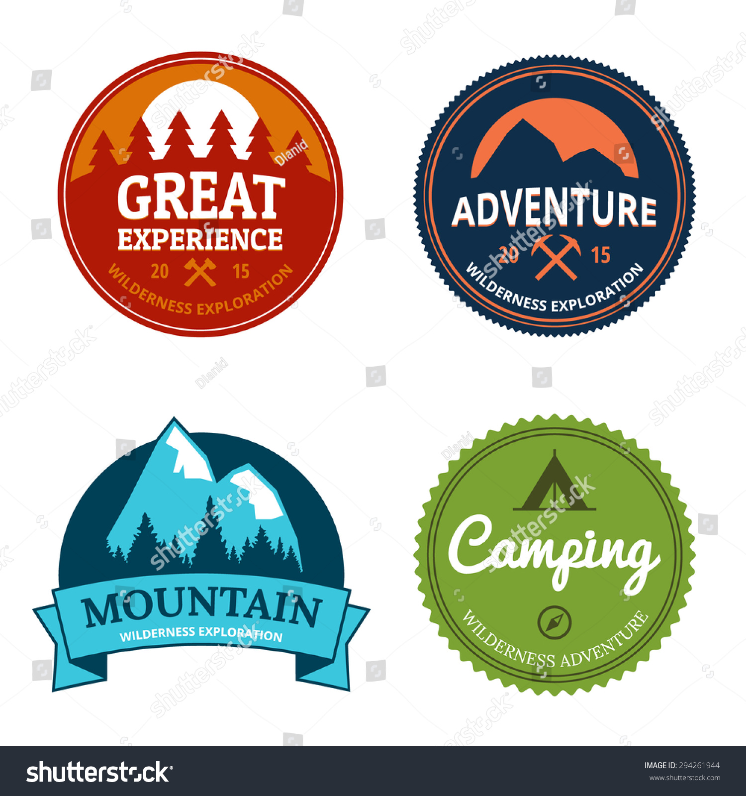 stock illustration forest national park logo outdoor activity camping nature exploration symbol vect stock illustration forest national park logo outdoor activity camping nature exploration symbol vect