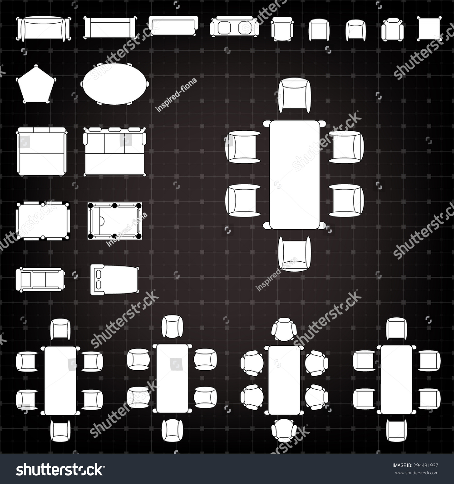 Blueprint Interior Design Set set simple 2d flat vector icons stock vector 294481937 shutterstock Blueprint Interior Design Set set simple 2d flat vector icons stock vector 294481937 shutterstock