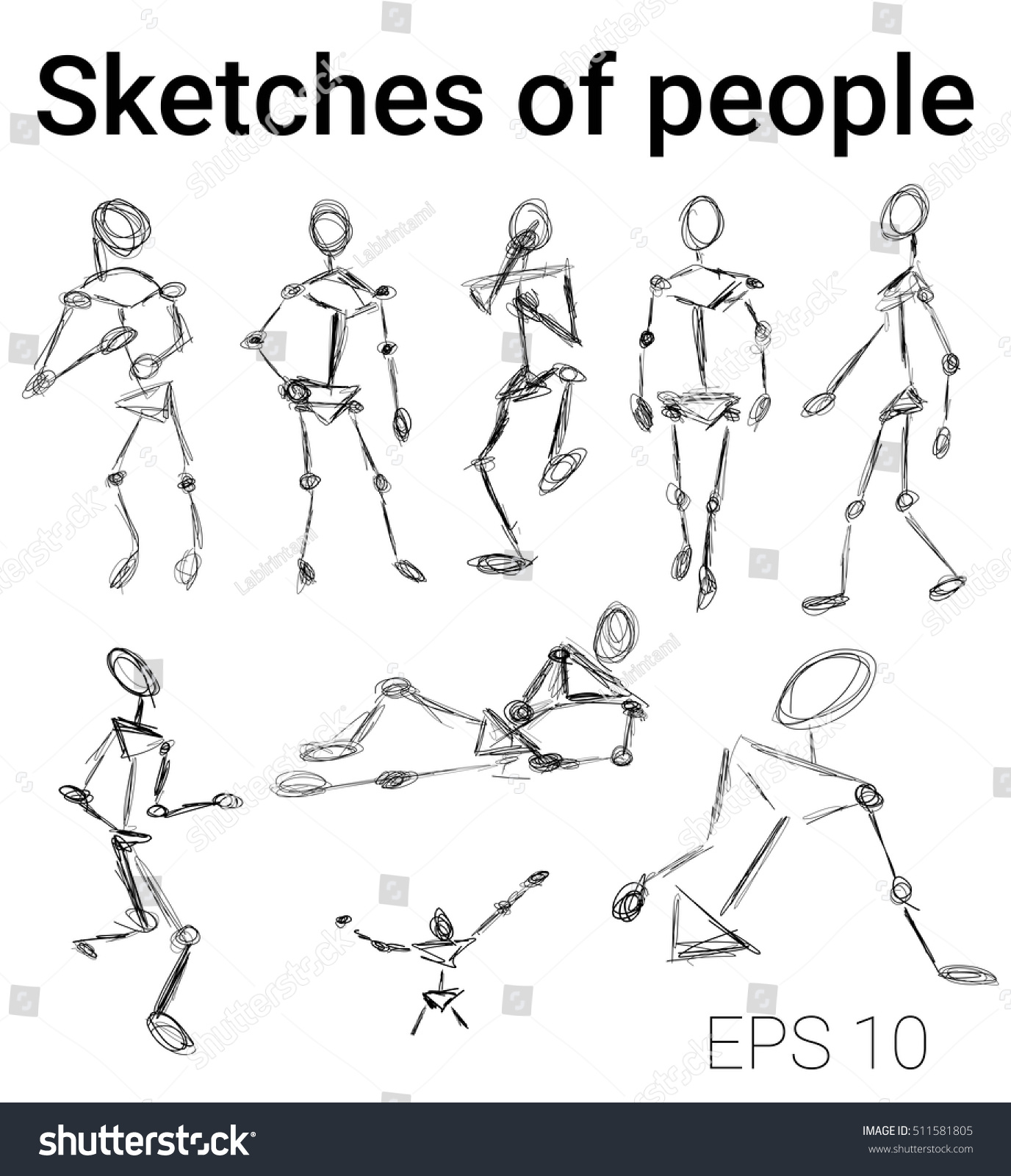 Best Templates: Human Sketches