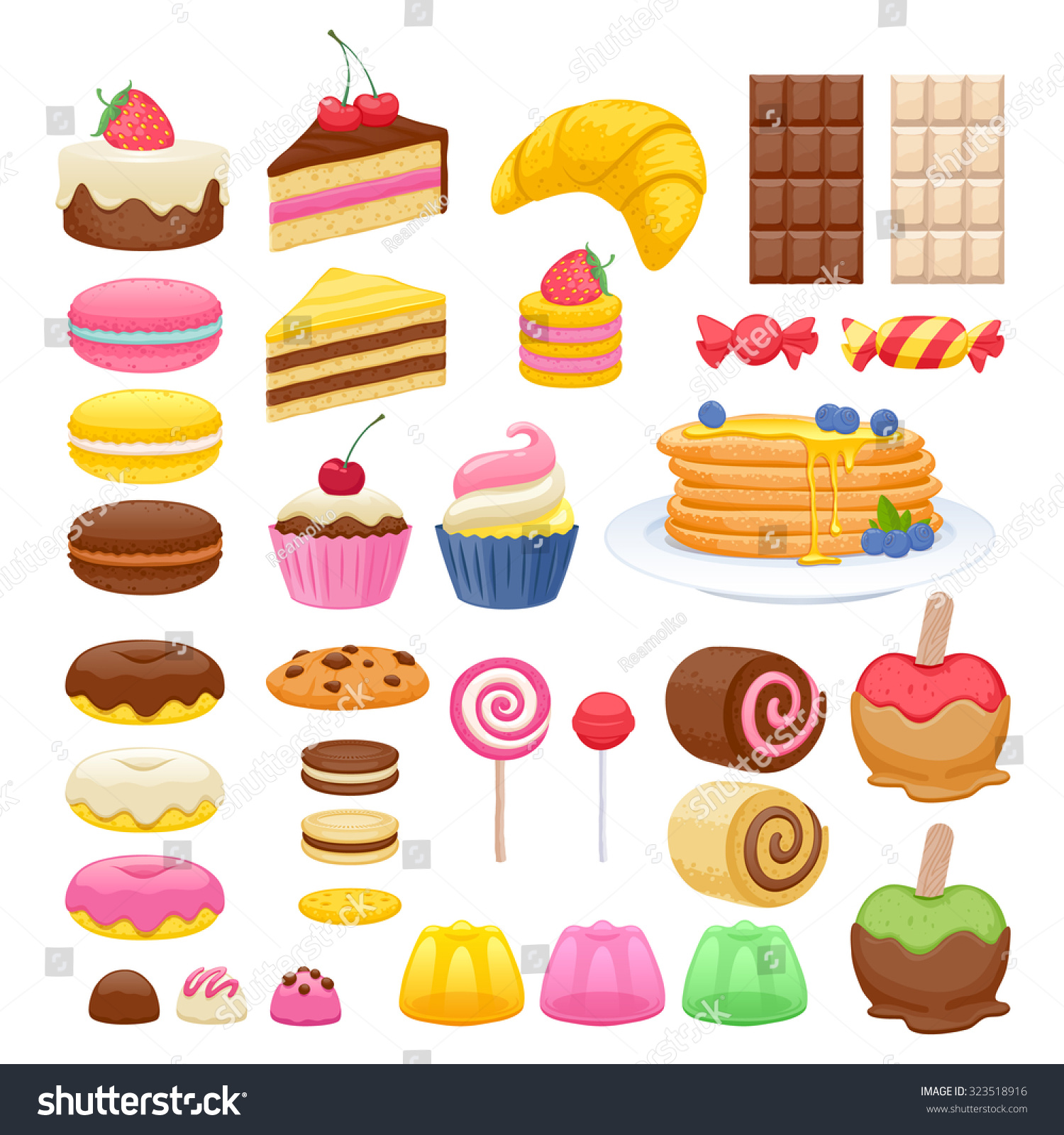 Cookies and candy Stock Illustrations, Images & Vectors | Shutterstock