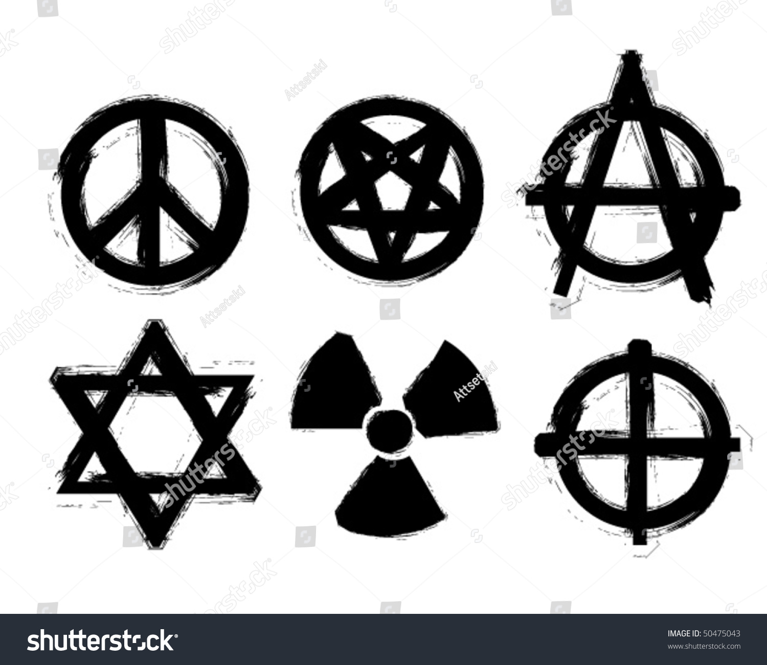 Set Symbols Stock Vector 50475043 - Shutterstock