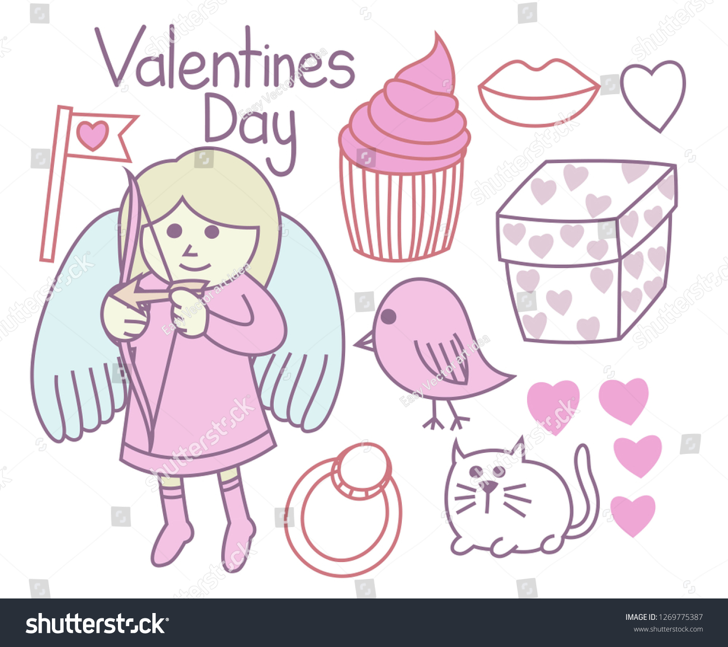 Art Easy Cute Valentine Drawings ~ Drawing Easy