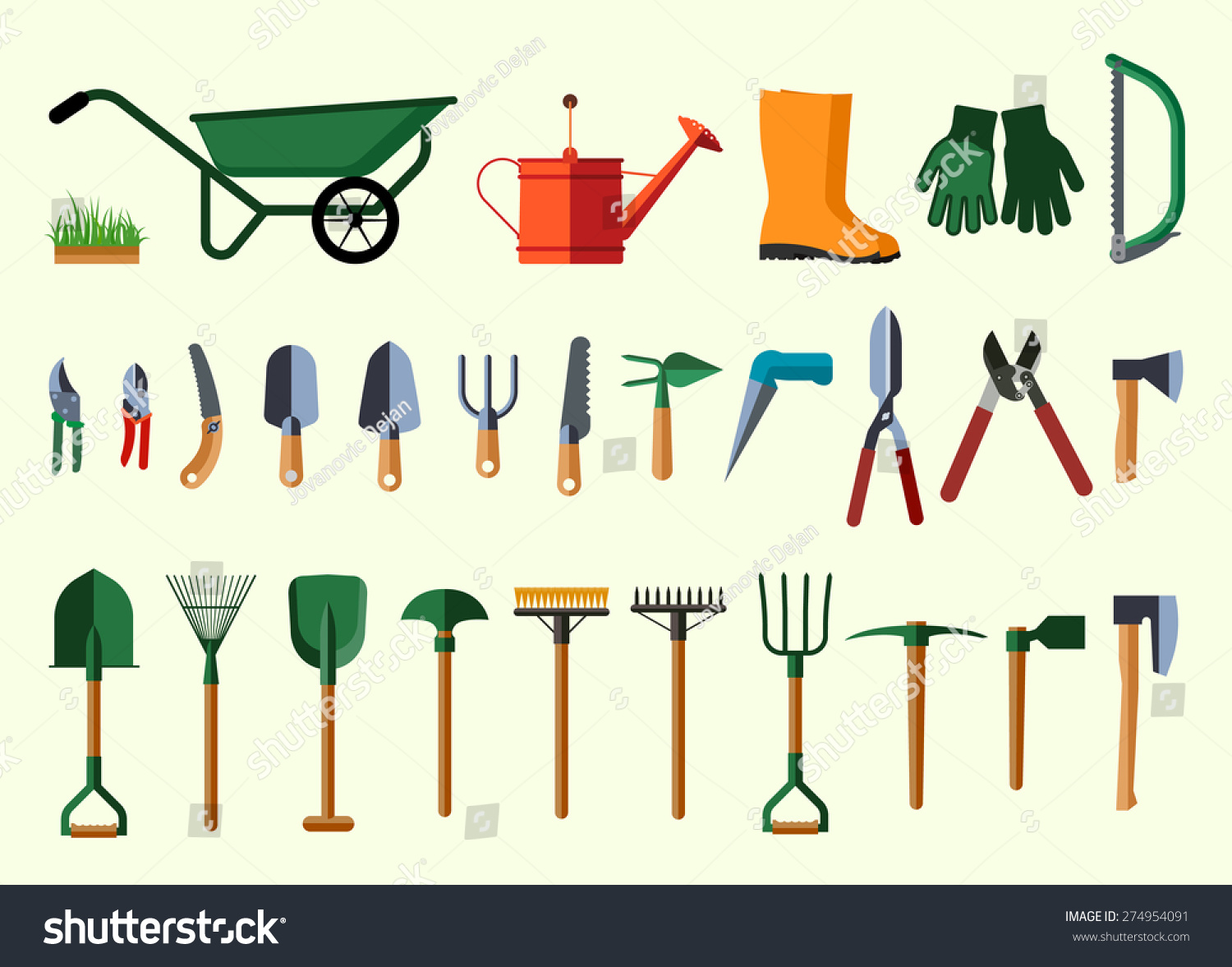clipart gardening tools - photo #42