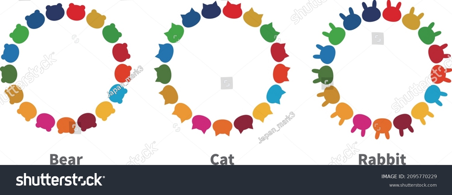 Set Variousshaped Icons Inspired By Sdgs Stock Vector Royalty Free 2095770229 Shutterstock 0551