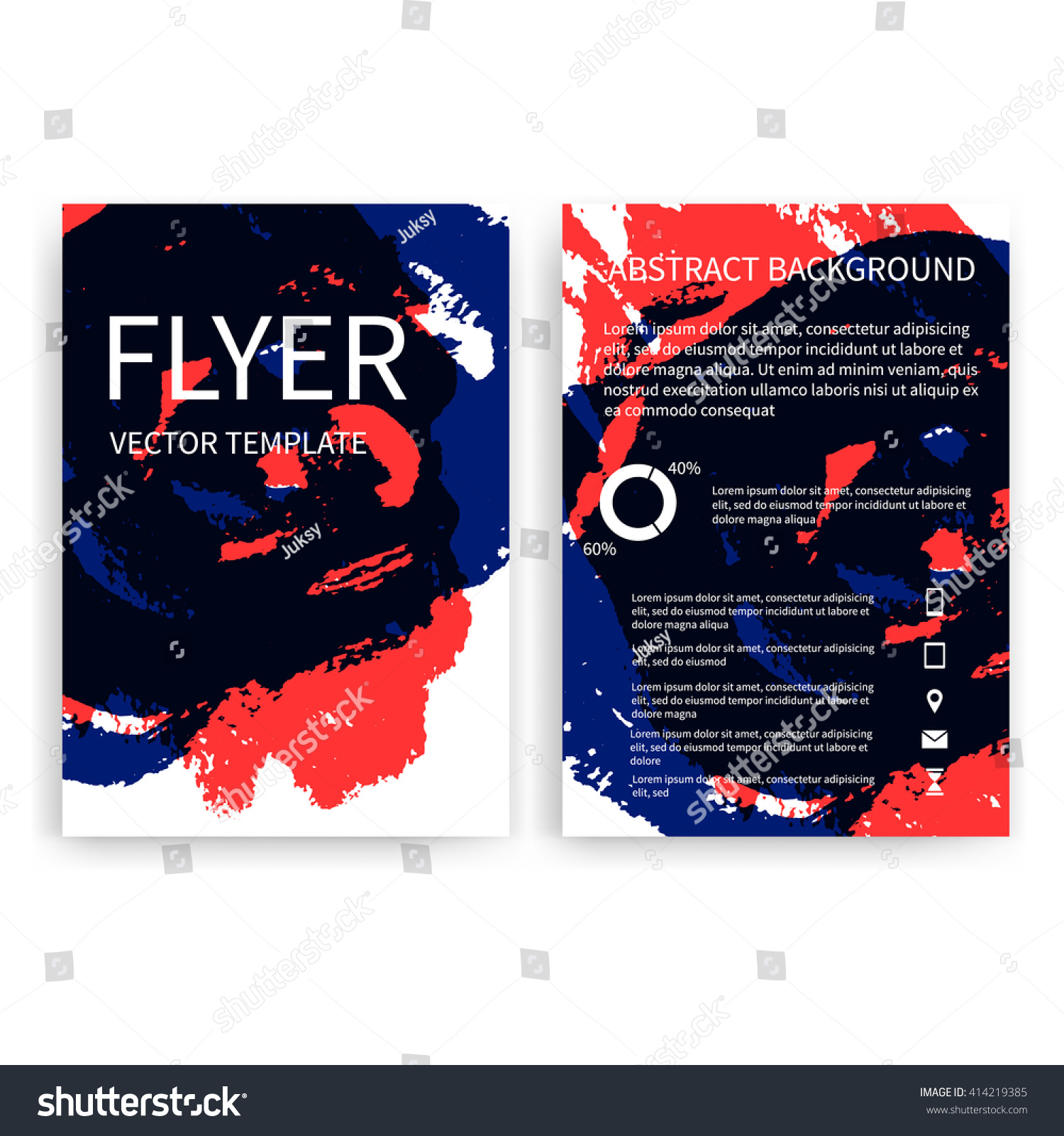 set vector flyer templates watercolor paint stock vector hd royalty ut flyers