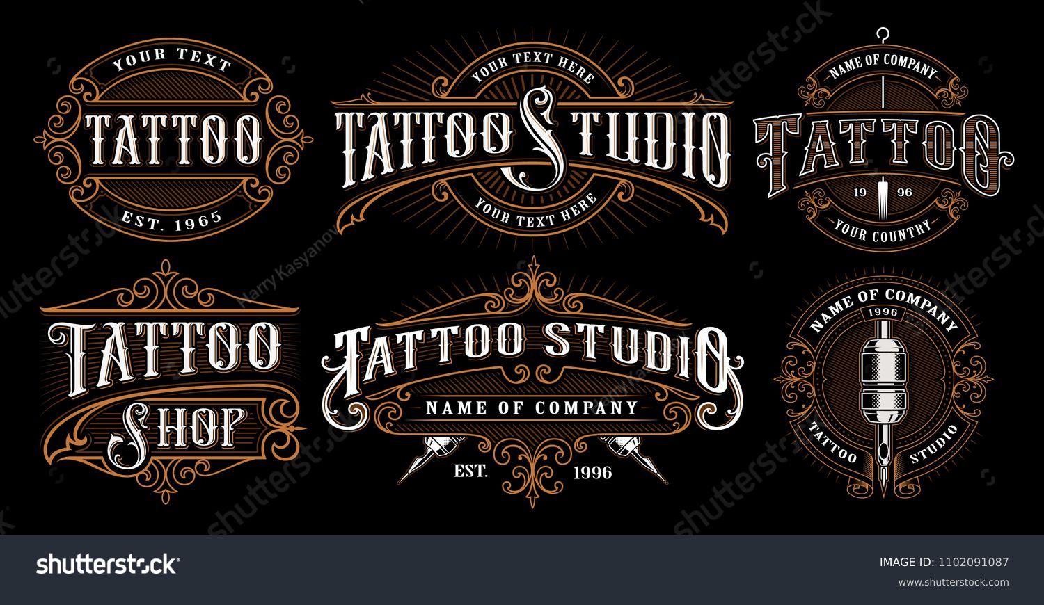 Tattoo-logo Stock Vectors, Images & Vector Art | Shutterstock