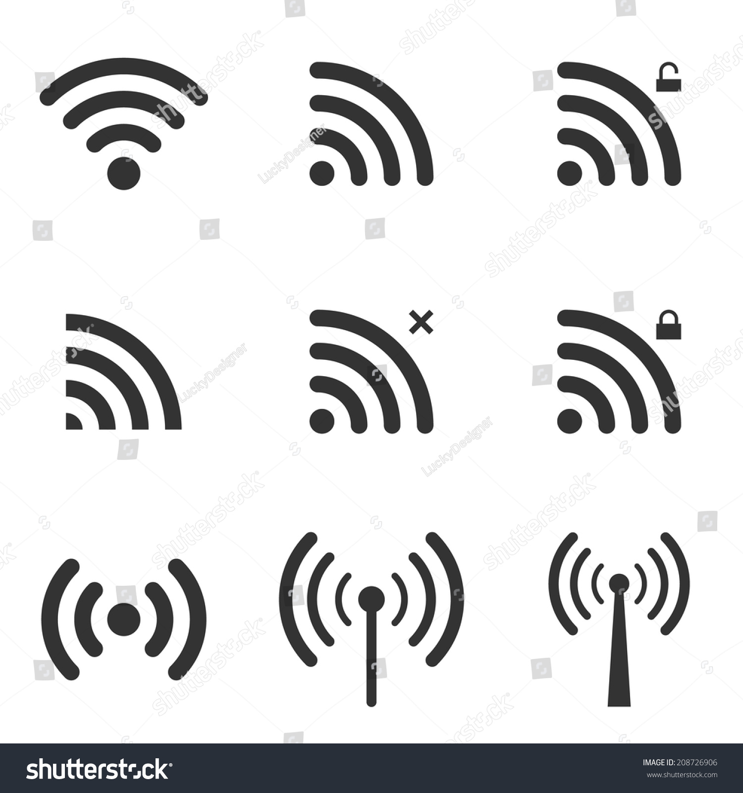 3,024 Tower wifi logo Stock Illustrations, Images & Vectors | Shutterstock