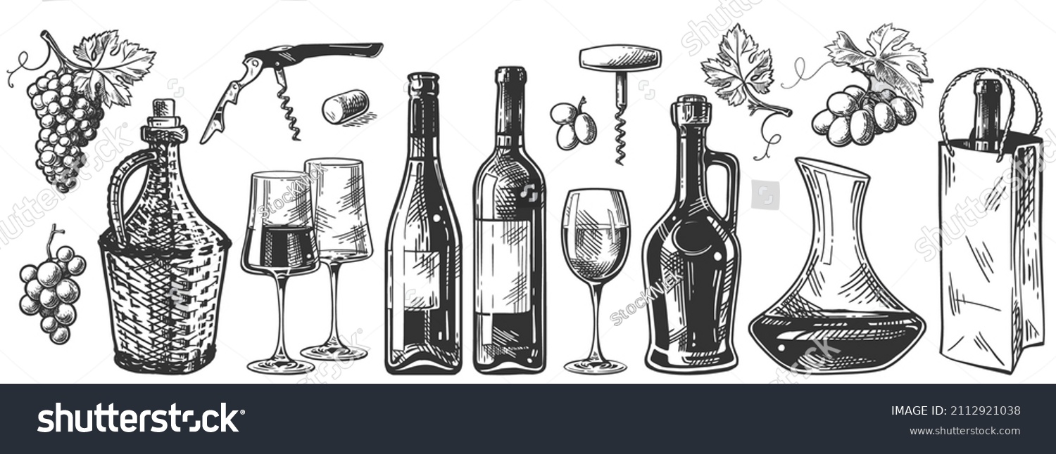 8,015 Wine sketch traditional Images, Stock Photos & Vectors | Shutterstock