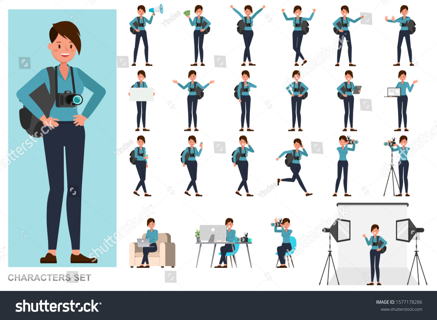 18,516 Characters hobby set Images, Stock Photos & Vectors | Shutterstock