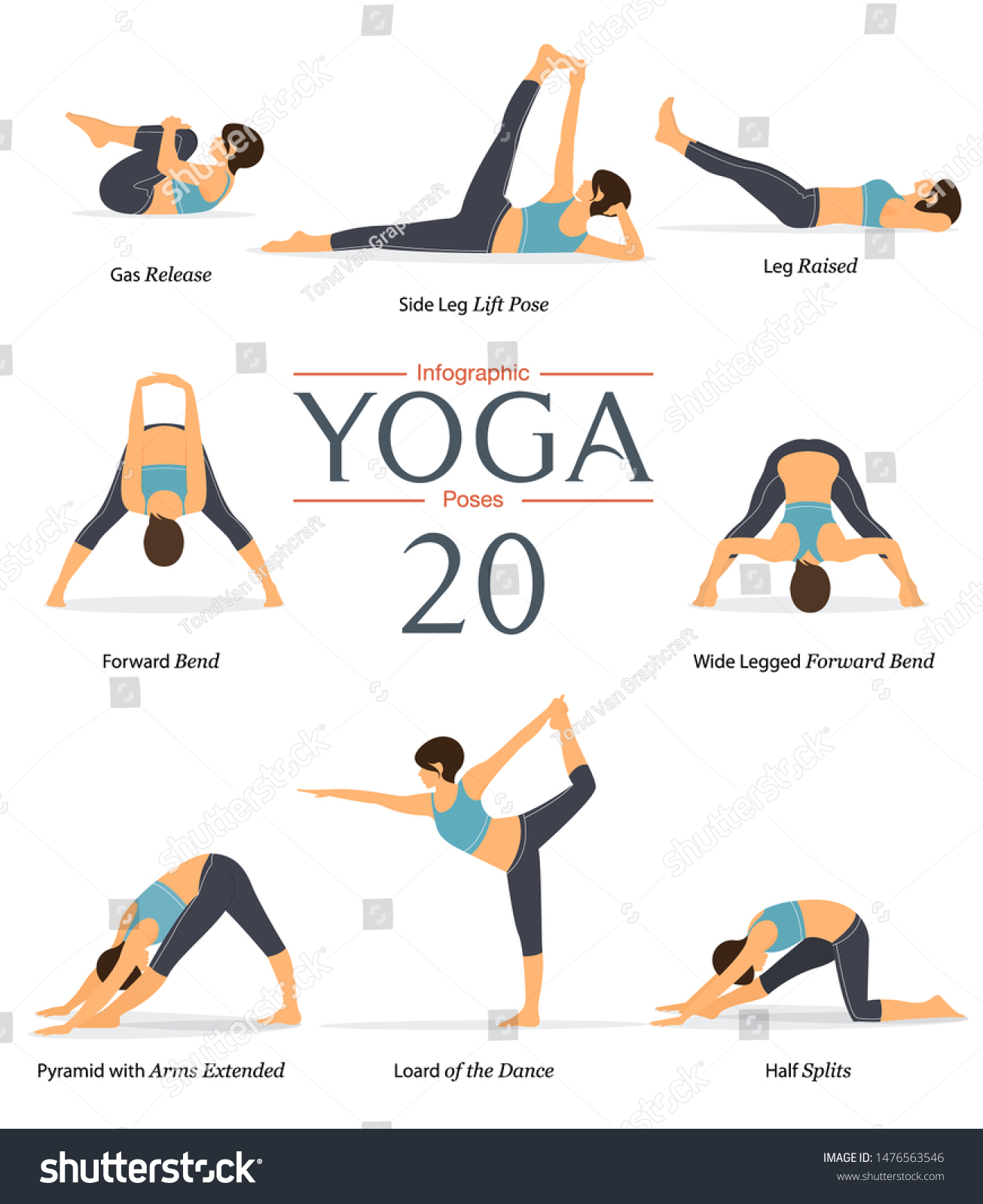 Set 41 Yoga Poses Flat Design Stock Vector (Royalty Free) 41 Set 41 Yoga Poses Flat Design Stock Vector (Royalty Free) 41