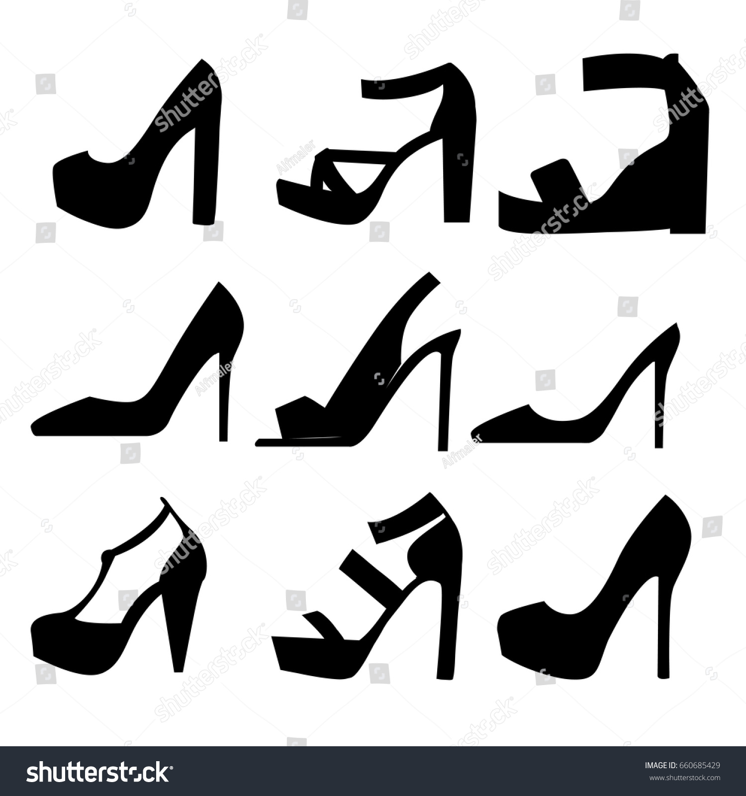 types of women's heels
