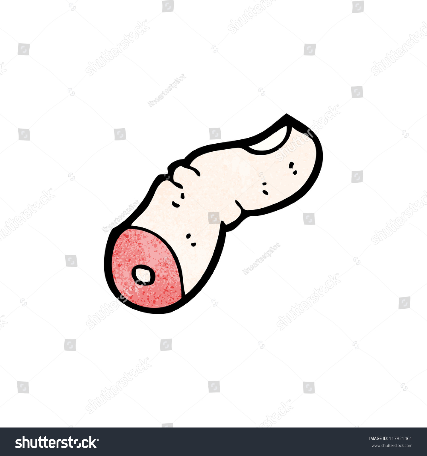 Severed Finger Cartoon Stock Vector Illustration 117821461 : Shutterstock