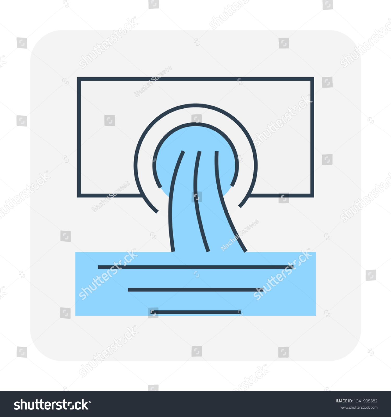 Sewer Pipe Icon Drainage System Editable Stock Vector (Royalty Free ...