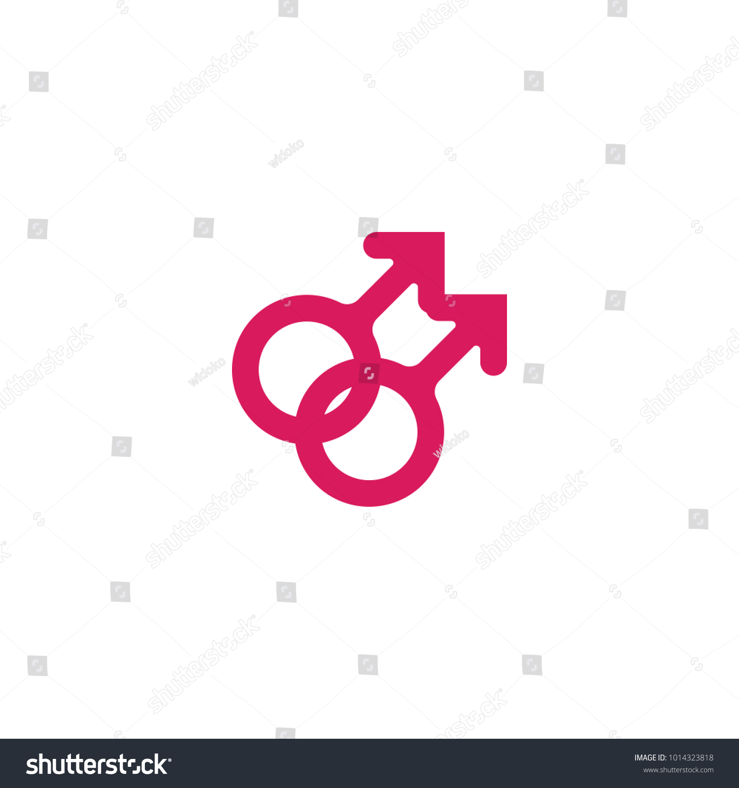Sex Icon Male Gender Signs Stock Vector Royalty Free 1014323818 Shutterstock 
