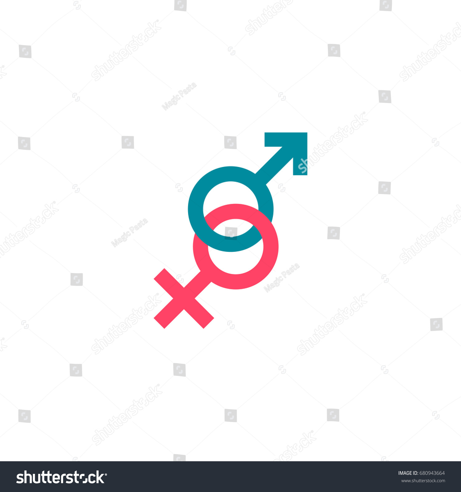 Sex Icon Vector Isolated Stock Vector Royalty Free 680943664 