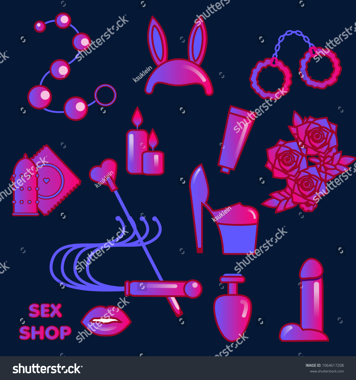 Sex Shop Icons Erotic Symbols Adult Stock Vector Royalty Free 1064617208 Shutterstock 5817