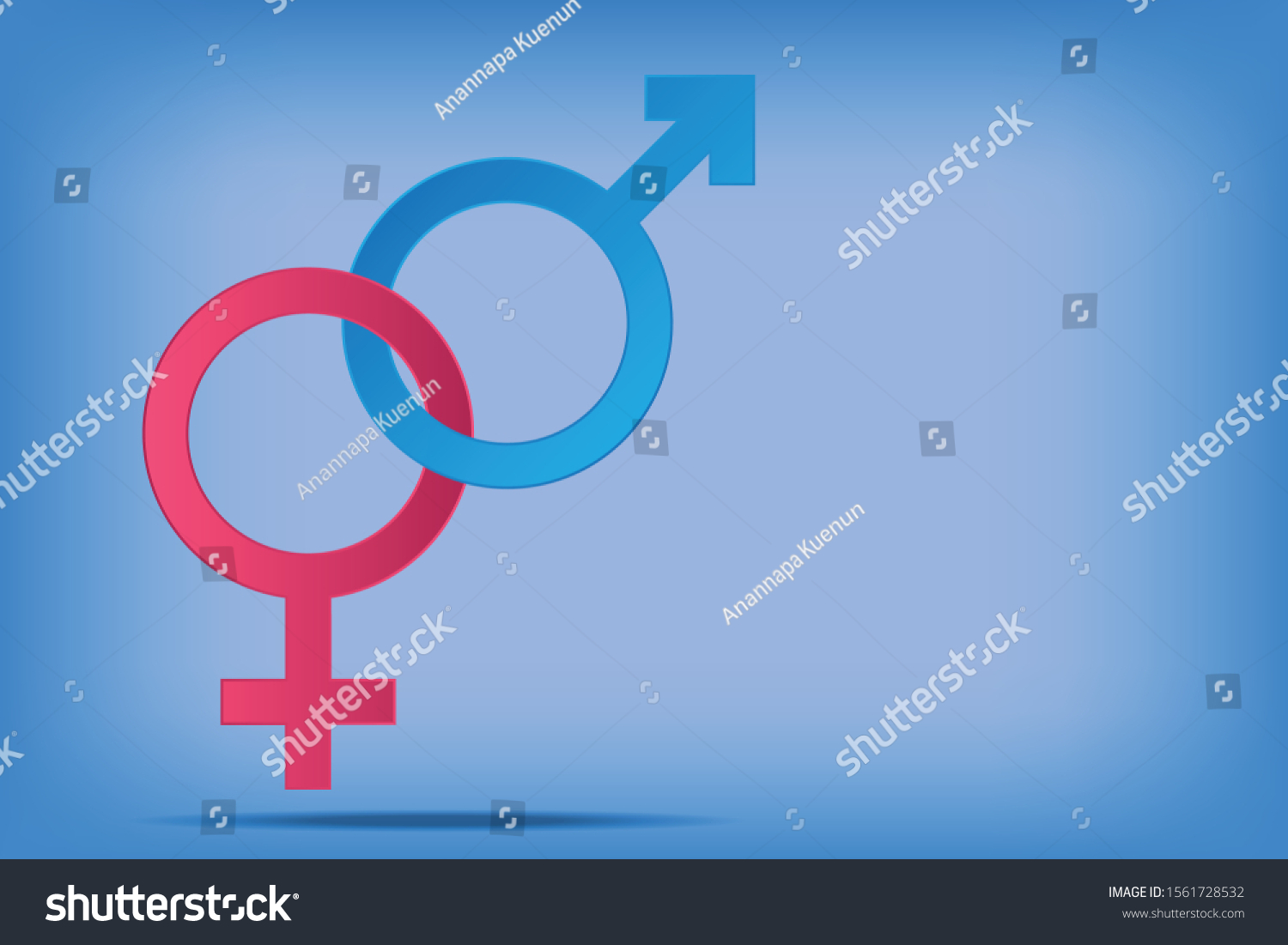 Vektor Stok Sex Symbol Sign Men Women Vector Tanpa Royalti 1561728532 Shutterstock