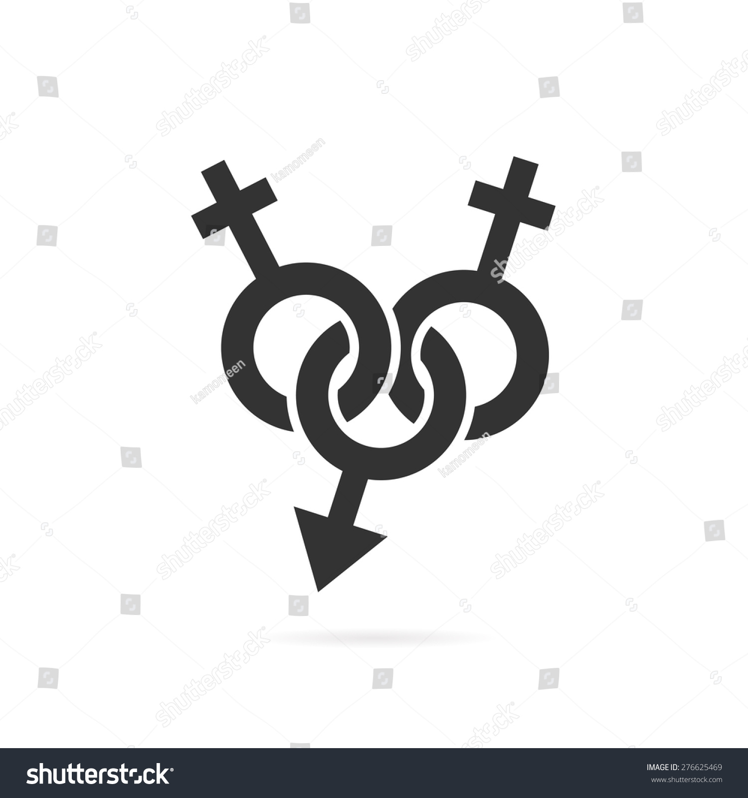 Sex Symbol Icon Stock Vector Royalty Free 276625469 Shutterstock