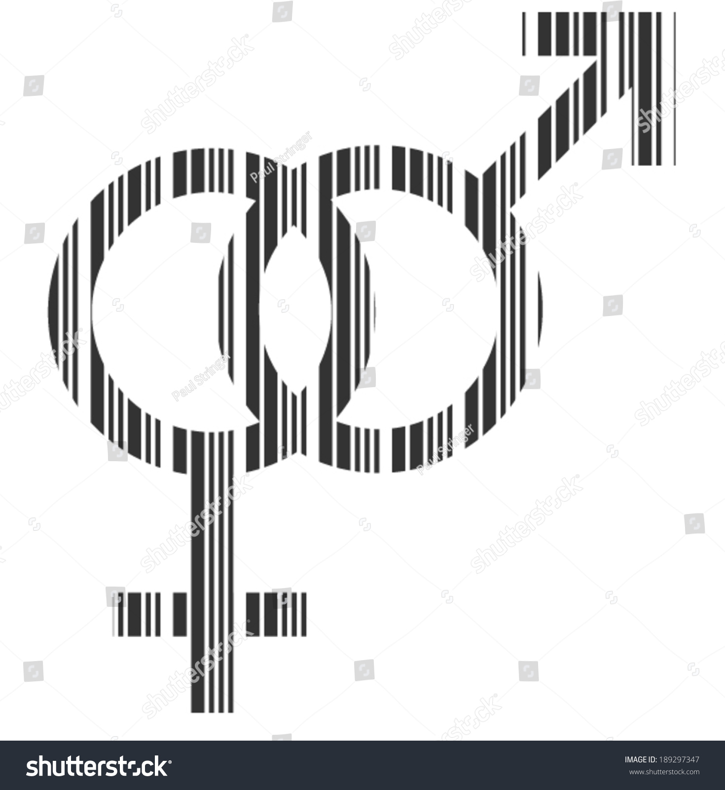 Sex Symbols Barcode Icon Stock Vector Royalty Free 189297347 Shutterstock 0846
