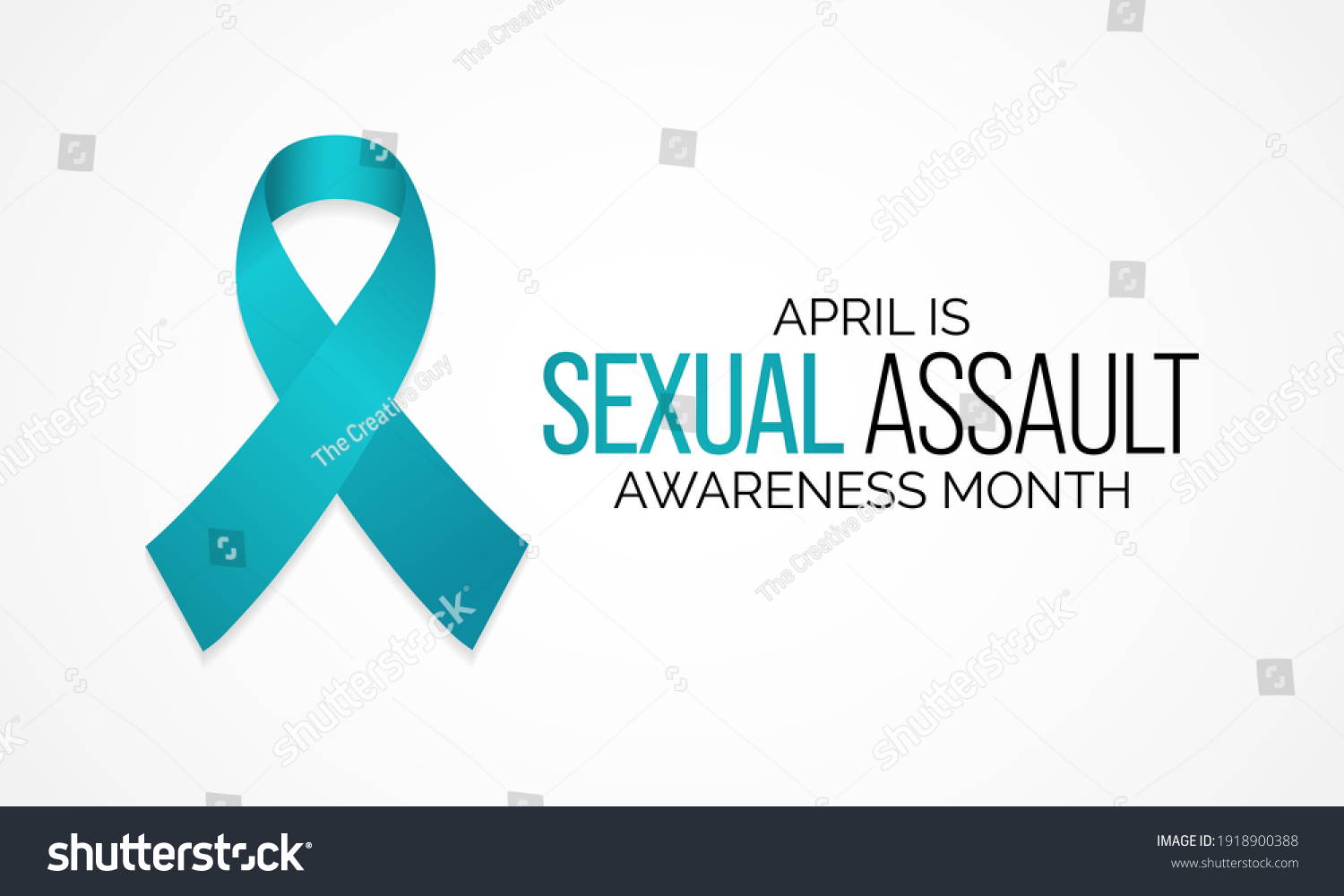 Sexual Assault Awareness Month Annual Campaign Vector Có Sẵn Miễn Phí Bản Quyền 1918900388