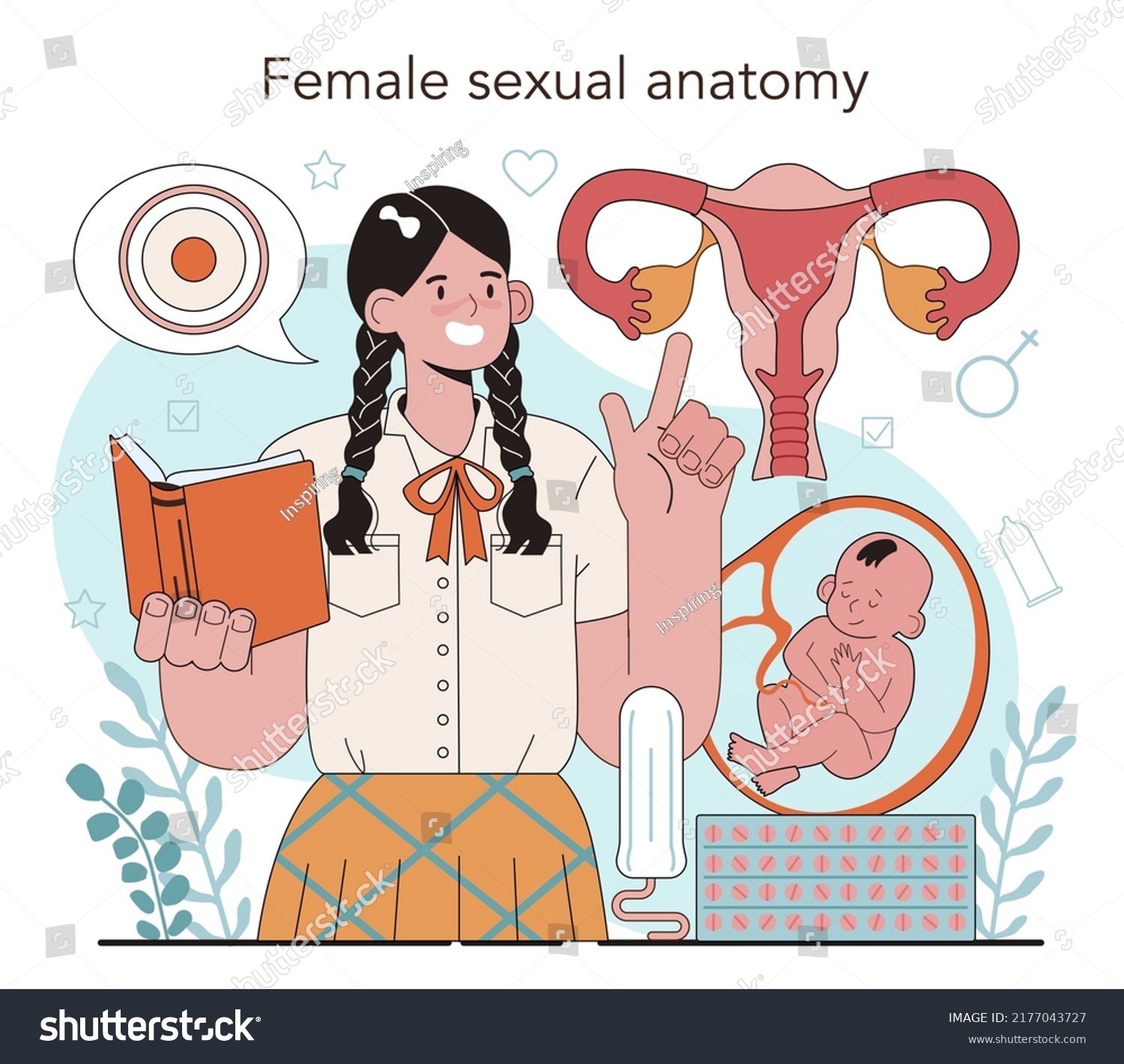 Sexual Education Concept Sexual Health Lesson Stock Vector Royalty Free 2177043727 Shutterstock 7414