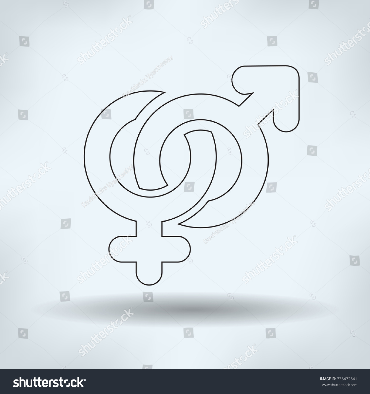 Sexual Symbols Vector Icon Stock Vector Royalty Free 336472541