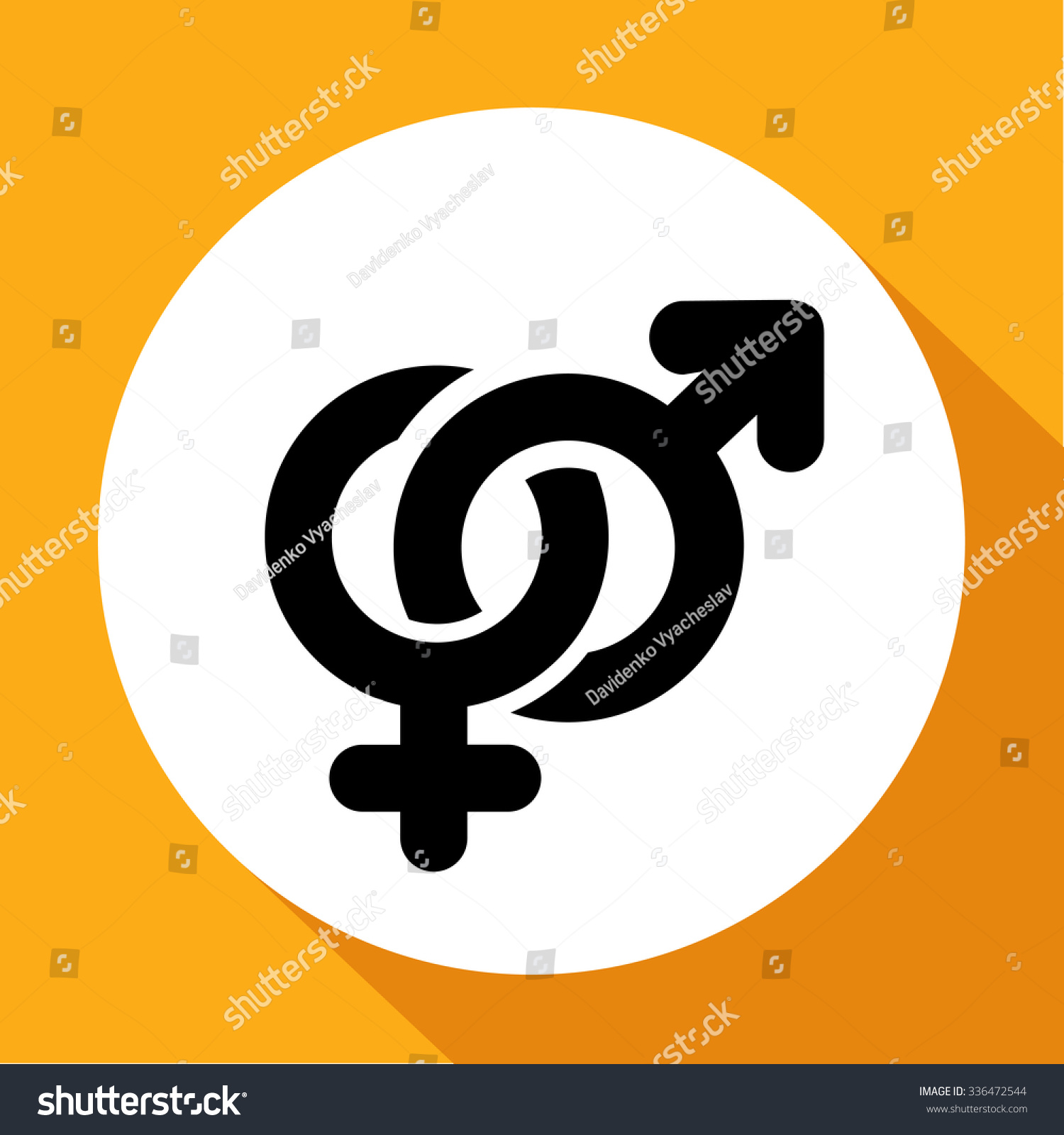 Sexual Symbols Vector Icon Stock Vector Royalty Free 336472544 Shutterstock
