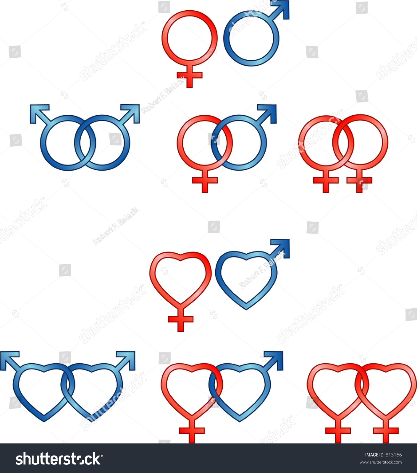 Sexual Union Symbols Stock Vector (royalty Free) 813166 - Shutterstock