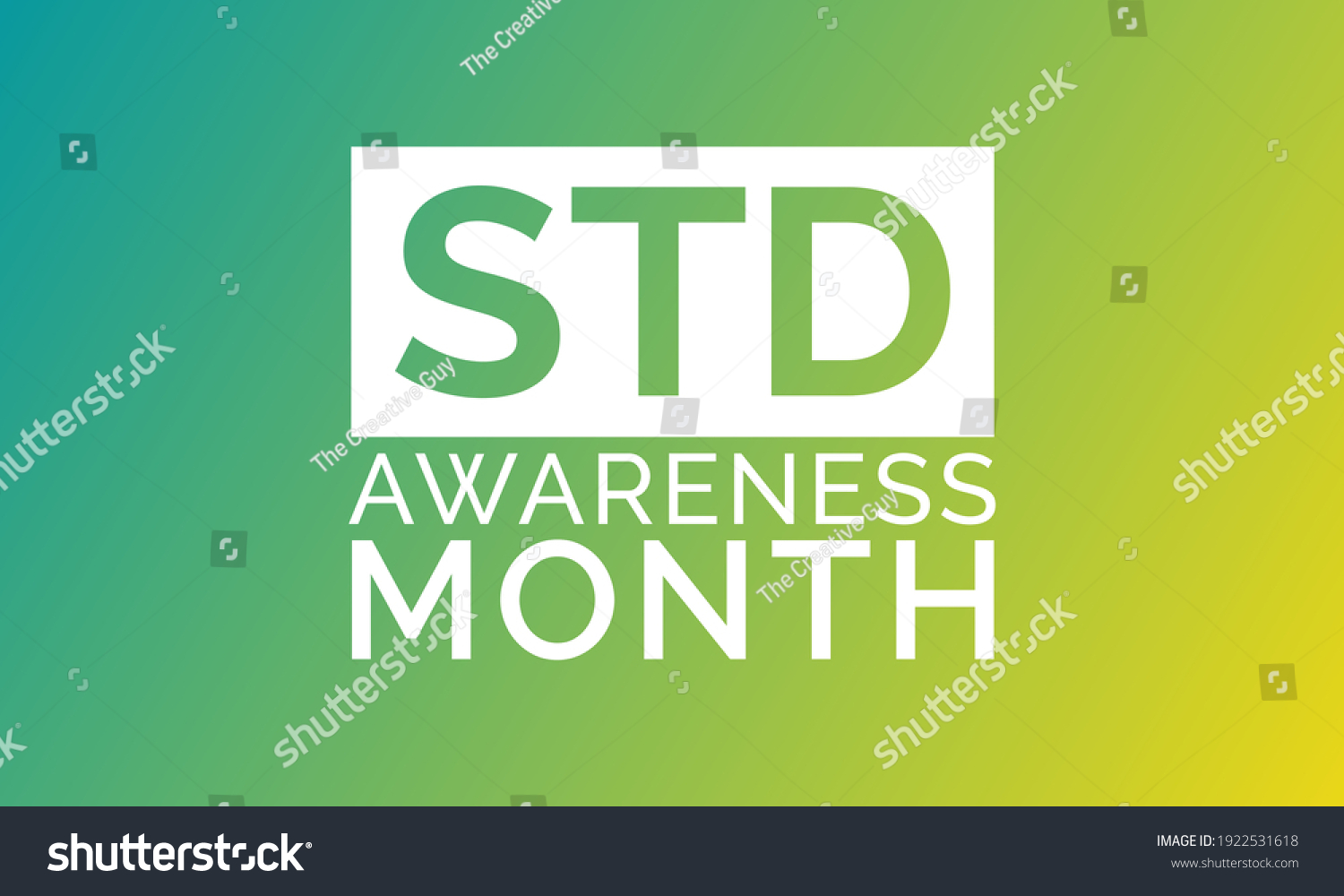 Sexually Transmitted Diseases Awareness Month Observed Stock Vector Royalty Free 1922531618 6664
