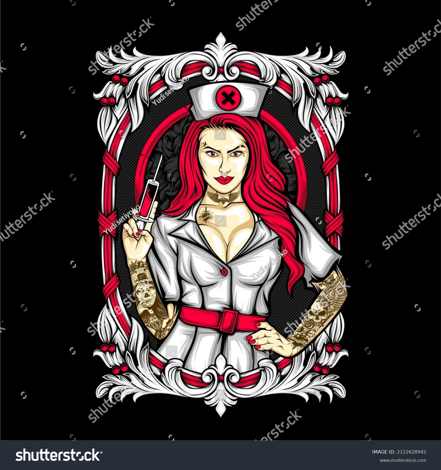 Sexy Nurse Vector Images Stock Photos Vectors Shutterstock