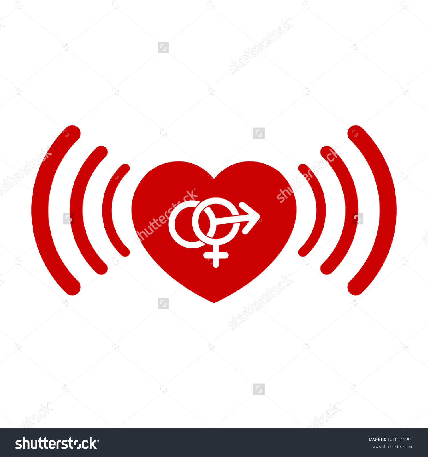 Sexy Valentines Day Red Heart Male Stock Vector Royalty Free 1016145901 1347
