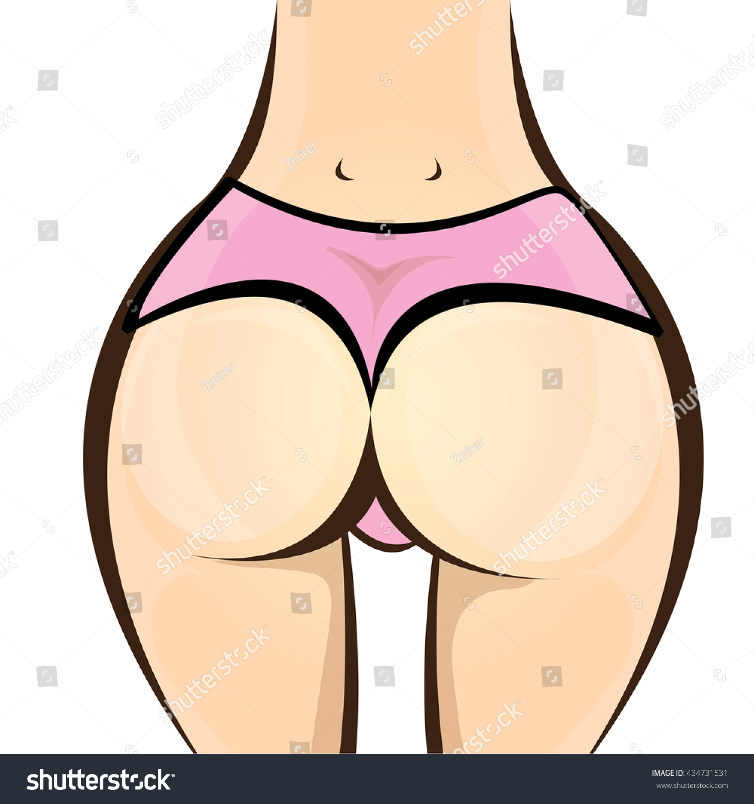 sexy girlfriend twerking in pink thong