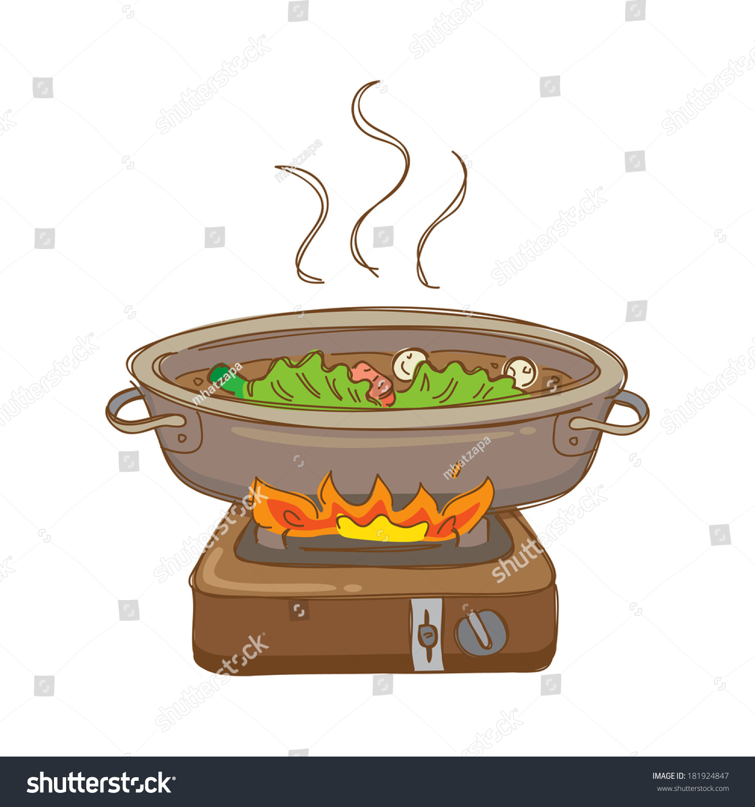 Shabu Shabu Stock Vector 181924847 - Shutterstock