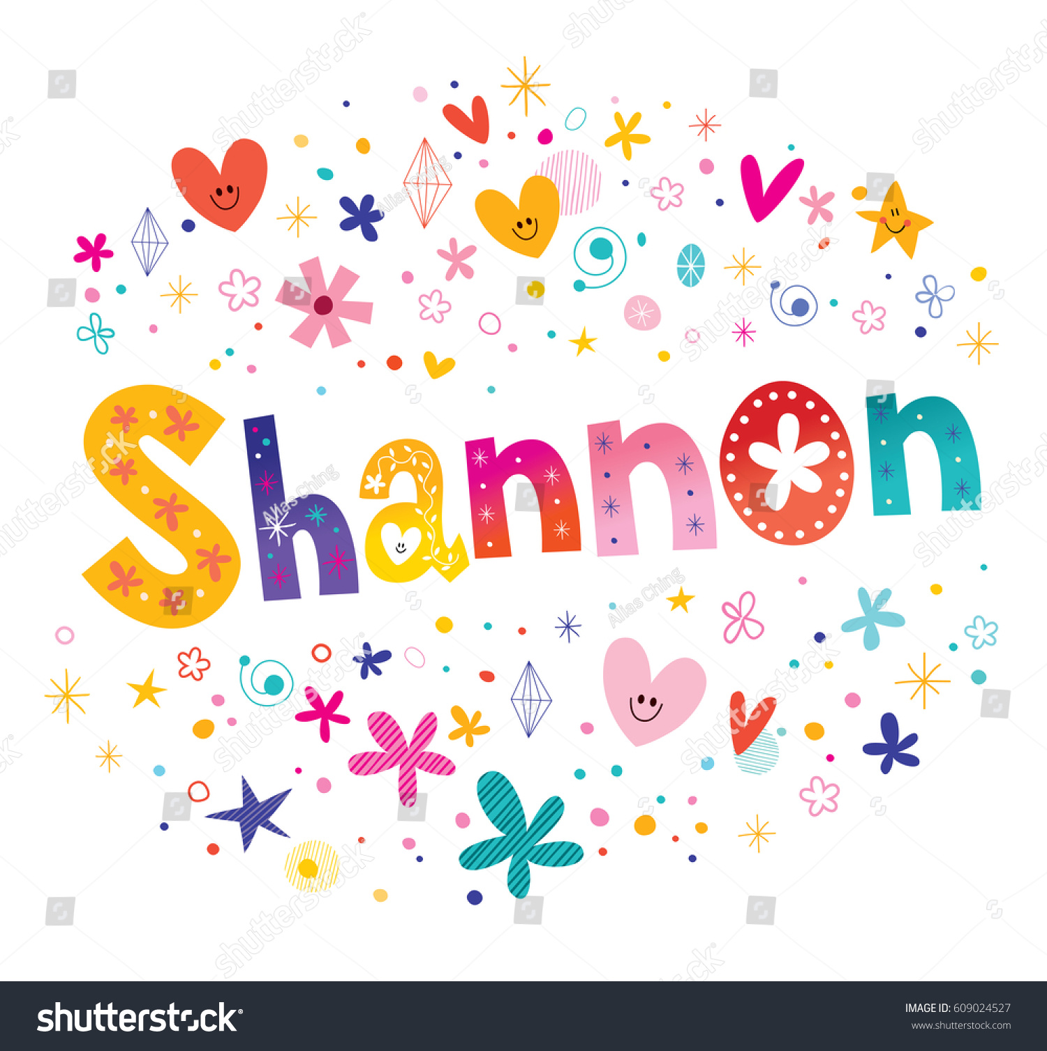 13 Shannon name Images, Stock Photos & Vectors | Shutterstock