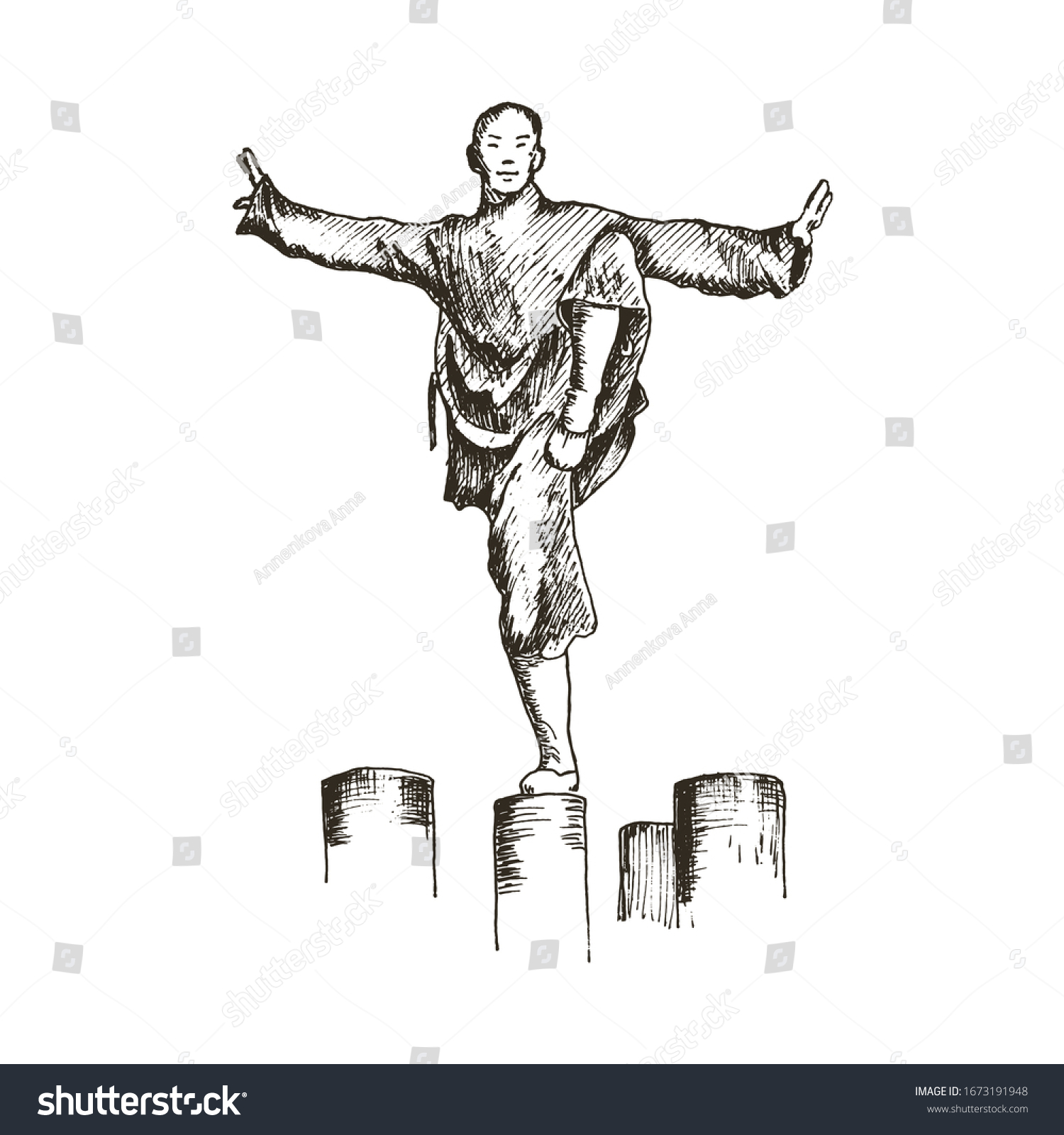 697 Drawing shaolin Images, Stock Photos & Vectors | Shutterstock