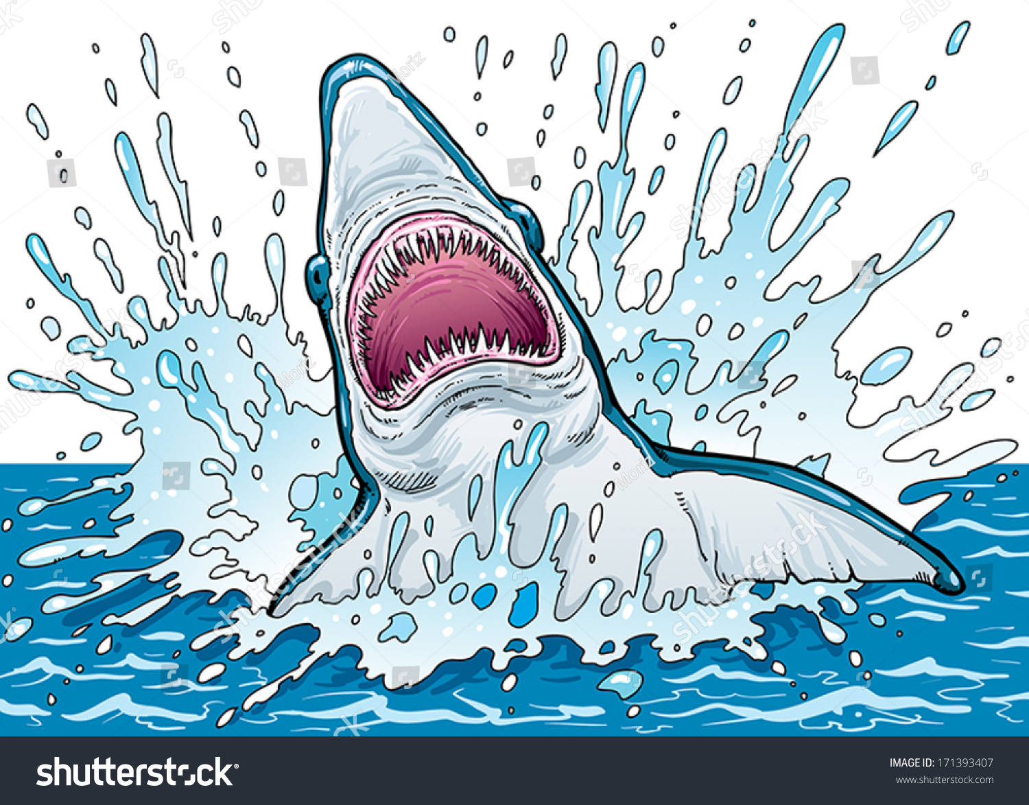 3,049 Sharks jumping out of water Images, Stock Photos & Vectors