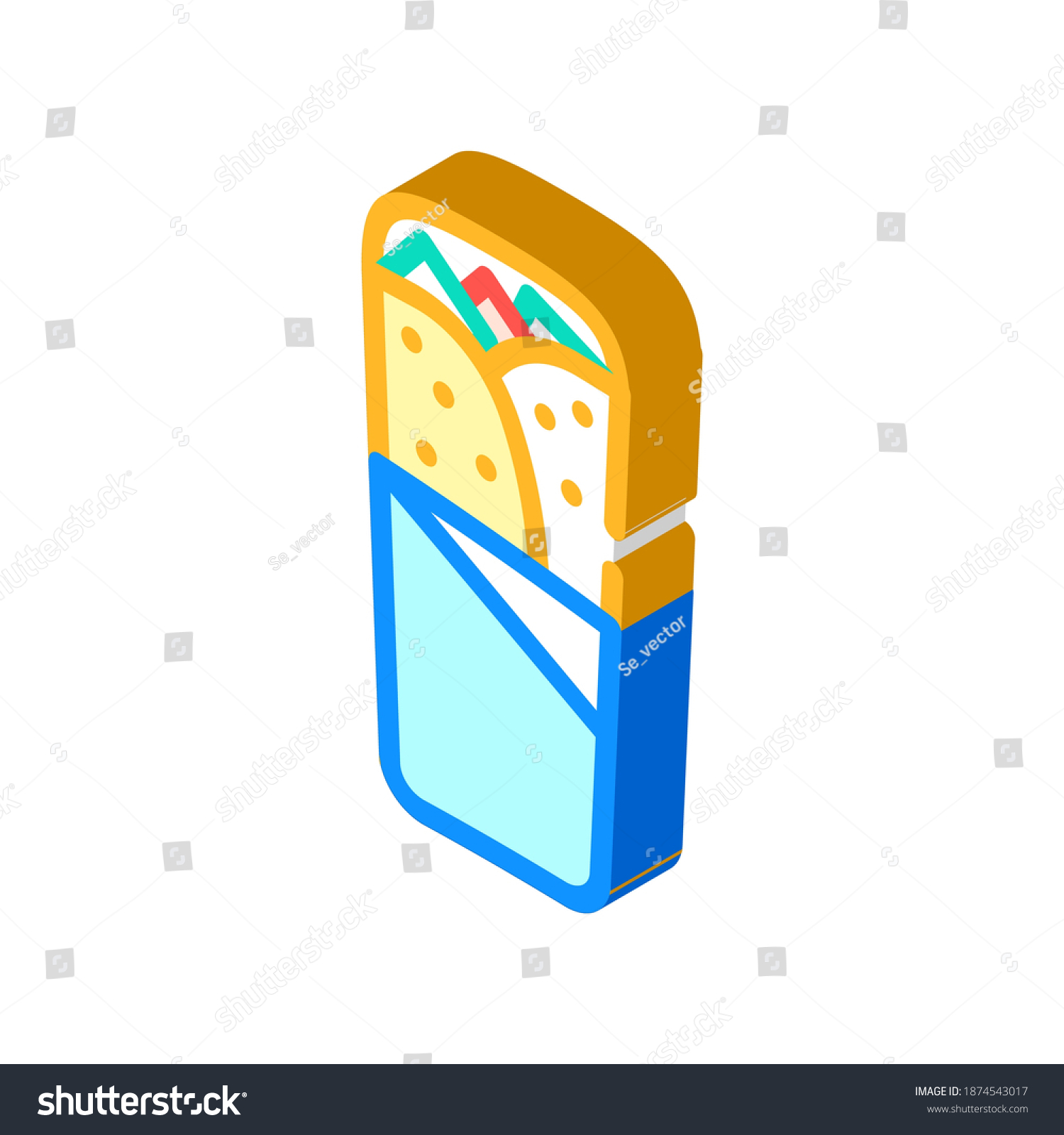 SVG of shawarma, burrito or chimichanga glyph icon vector. shawarma, burrito or chimichanga sign. isolated contour symbol black illustration svg