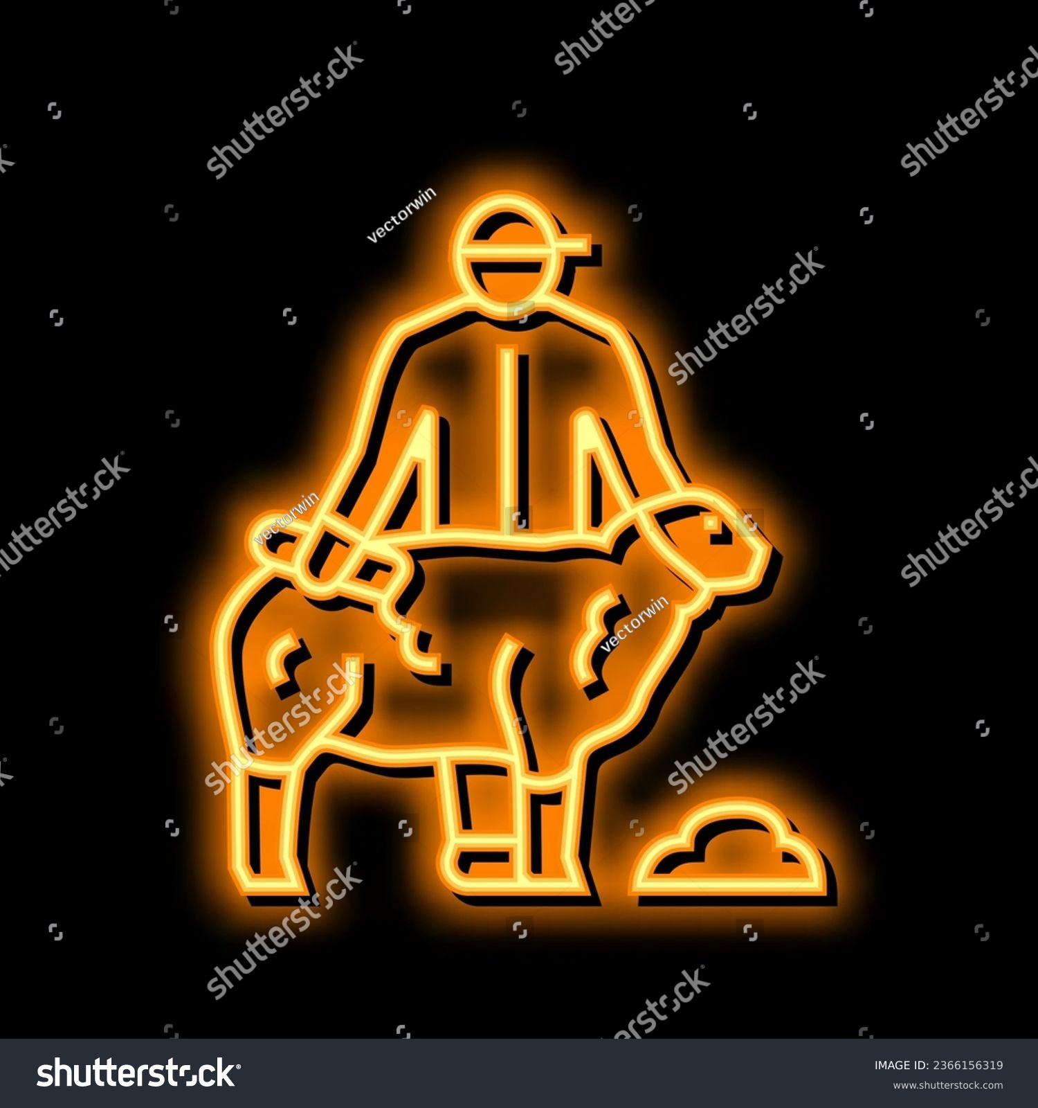 SVG of shear sheep neon light sign vector. shear sheep illustration svg