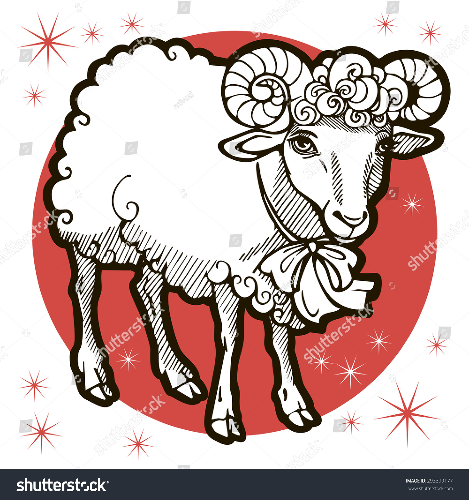 Zodiac signs. Aries is a sheep or a ram Zodiac signs. Aries is a sheep or a ram