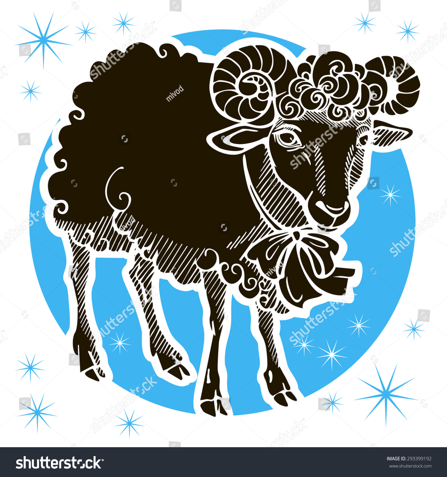 Zodiac signs. Aries is a sheep or a ram Zodiac signs. Aries is a sheep or a ram