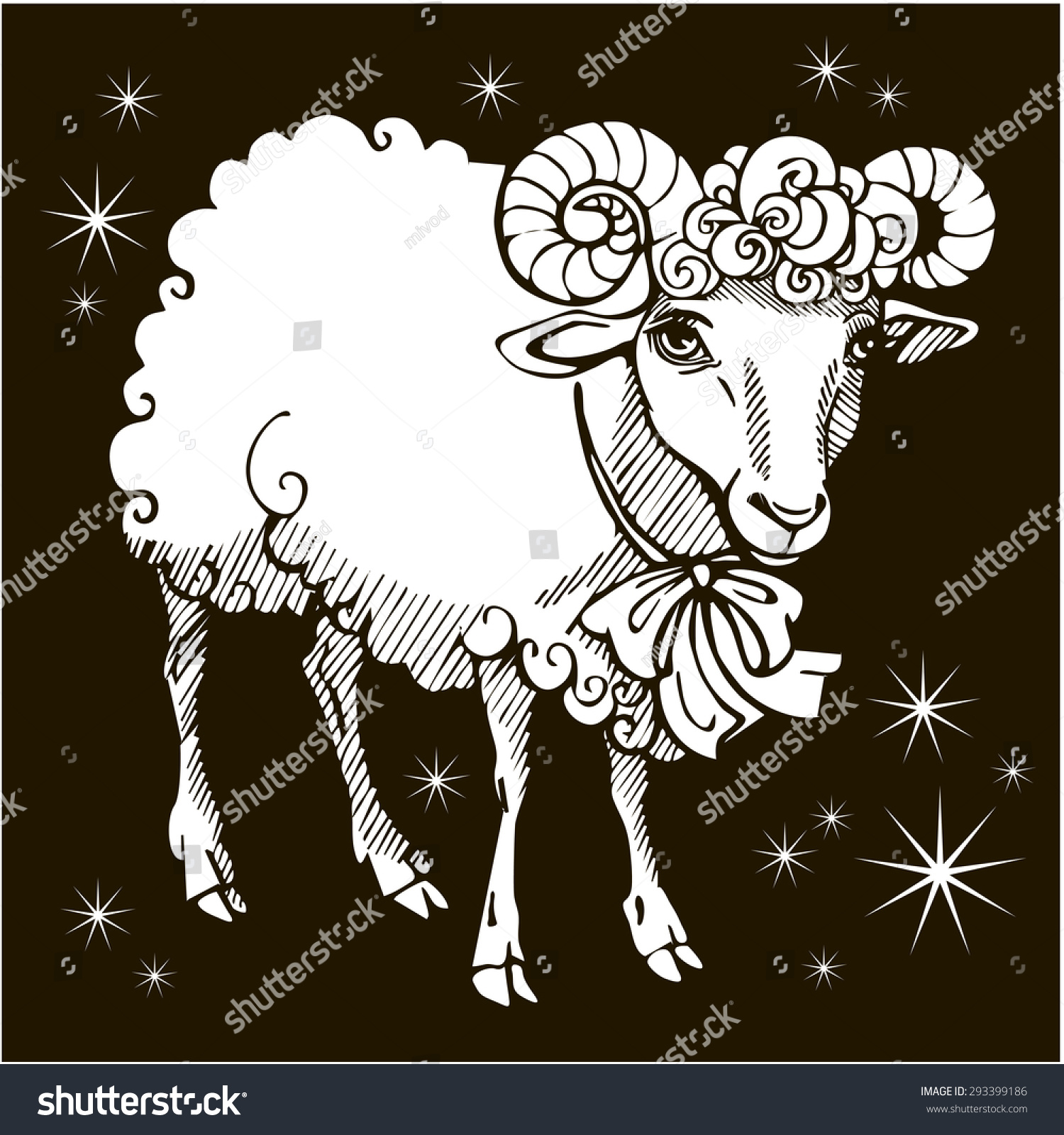 Zodiac signs. Aries is a sheep or a ram Zodiac signs. Aries is a sheep or a ram