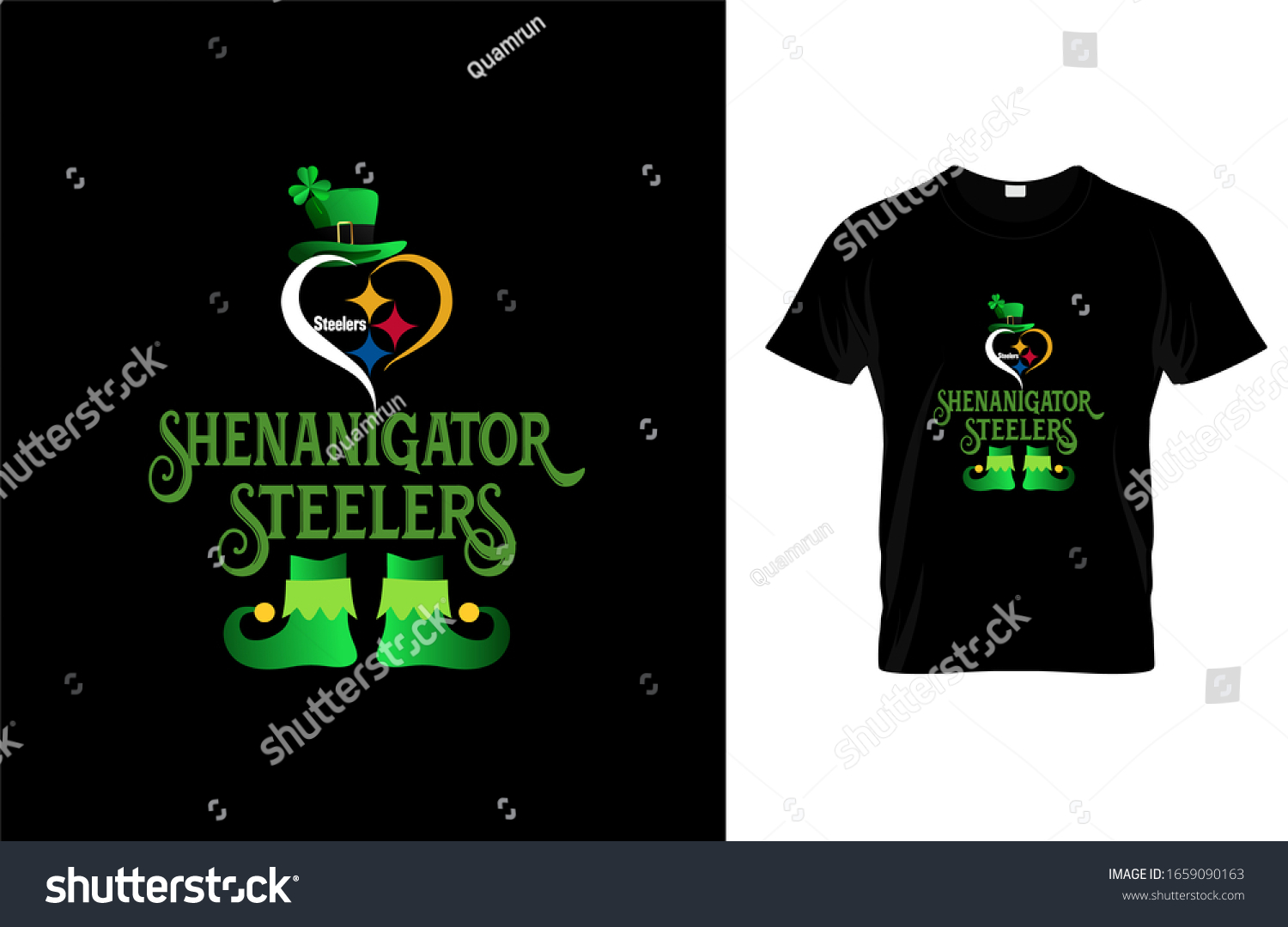 irish steelers shirt